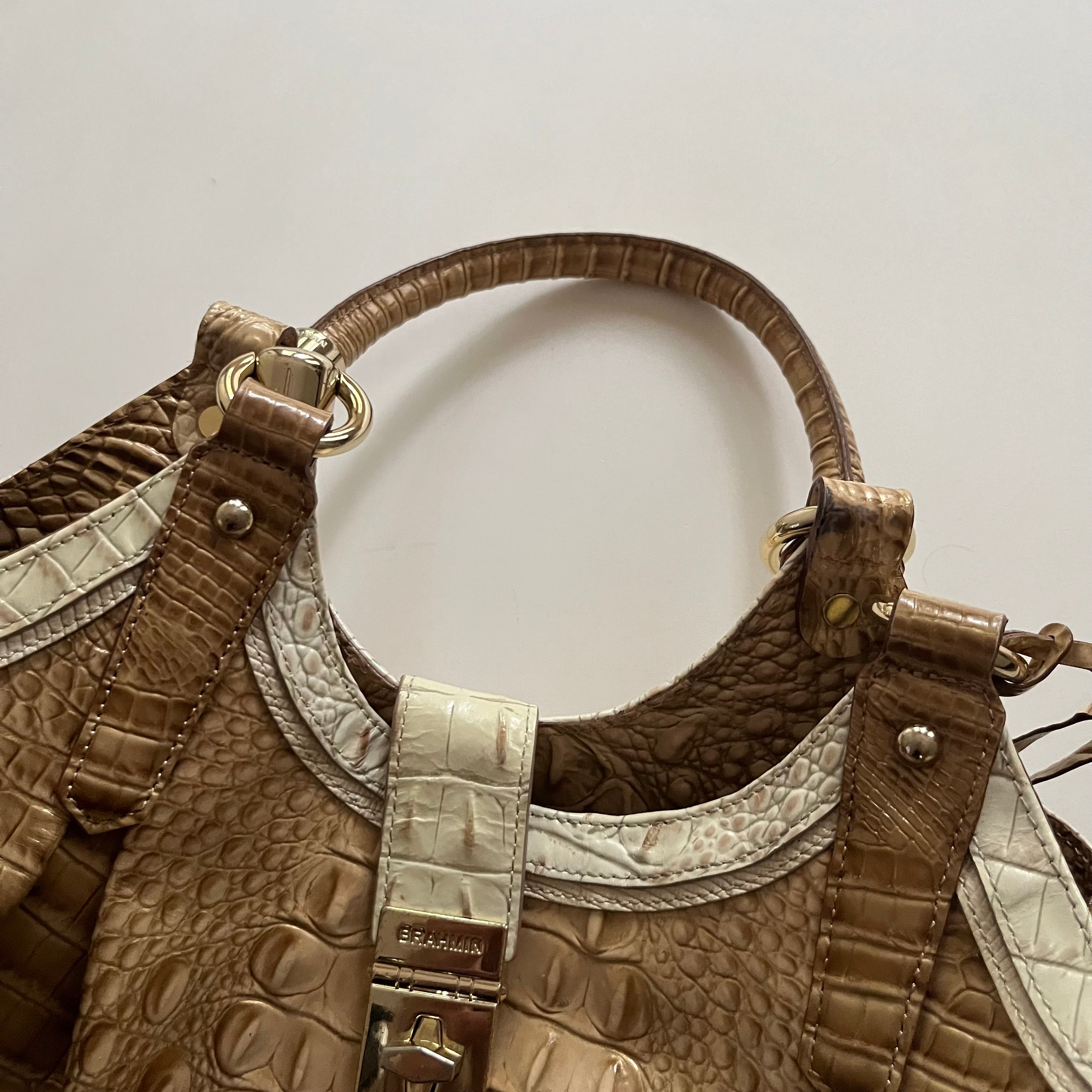 Handbag Designer By Brahmin. Size: Large