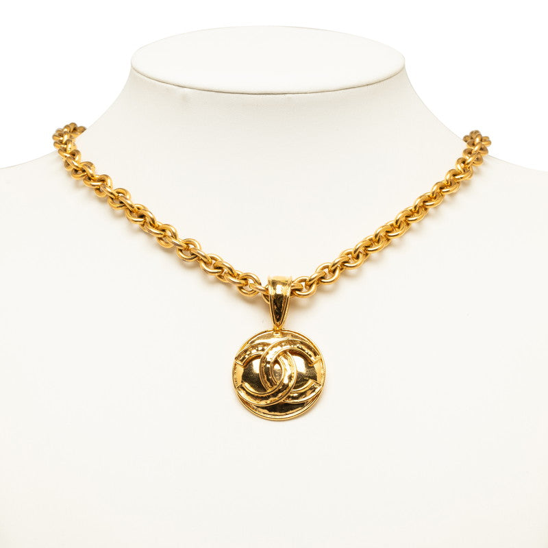 Top Quality Chanel Vintage Cocomark Round Collar Gold Ladies Chanel