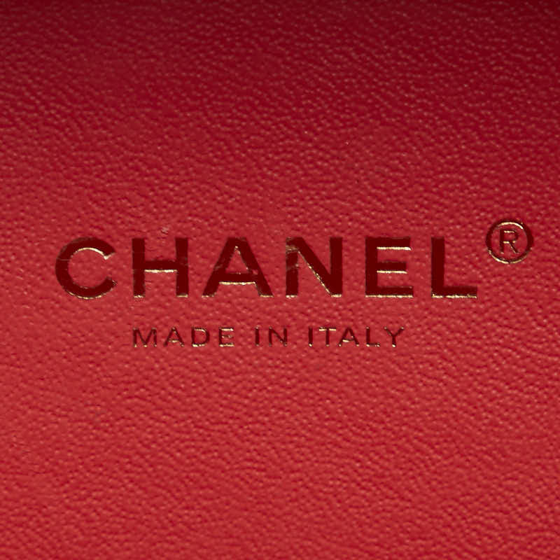 Top Quality Chanel Leather Coco Mark CC Filigree Chain Shoulder Bag