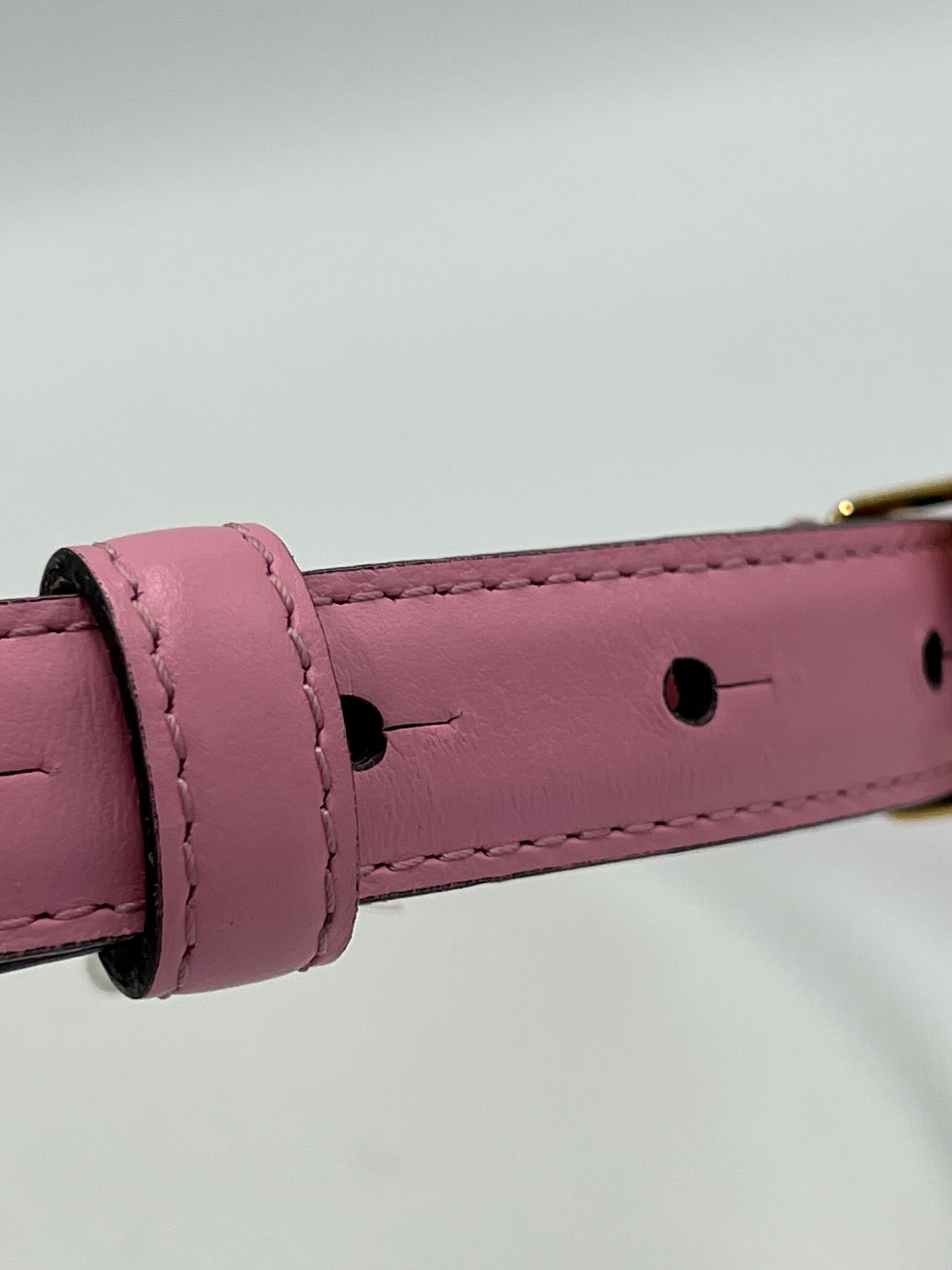 Versace La Medusa Leather Designer Belt Size: 80/32 Medium
