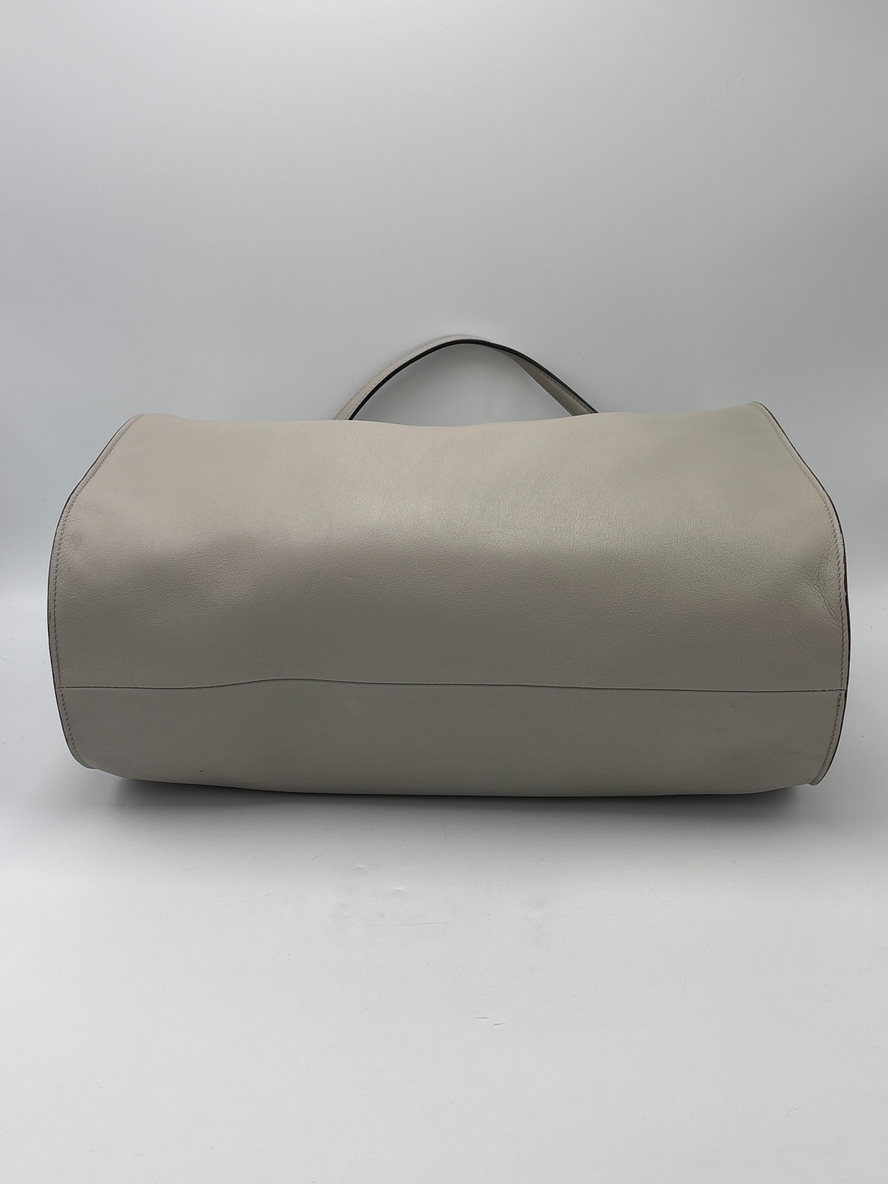 Ferragamo Gancini Clasp Leather Luxury Tote w/ Pouchette