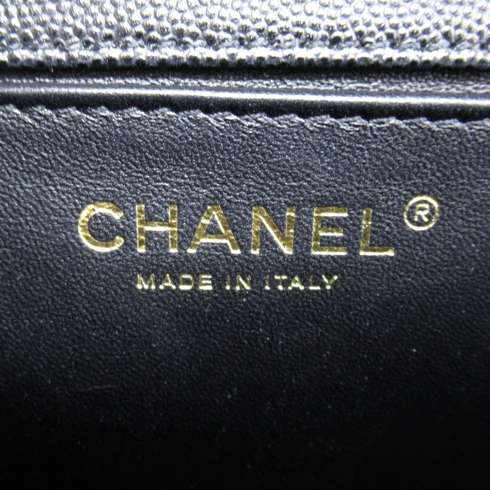 Top Quality Chanel Boy Caviar Chain Shoulder Bag Black