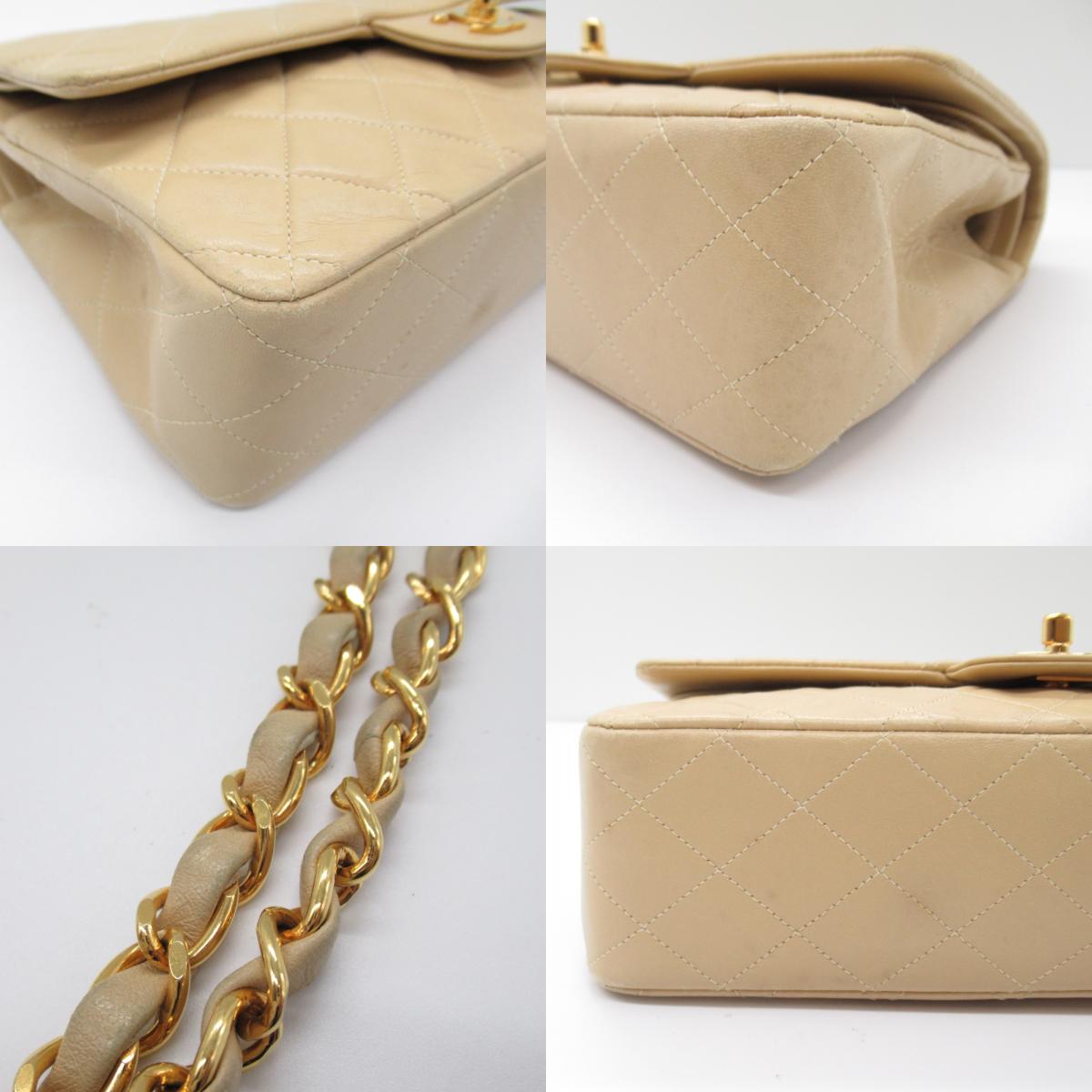 Top Quality Chanel Lambskin Double Flap Shoulder Bag