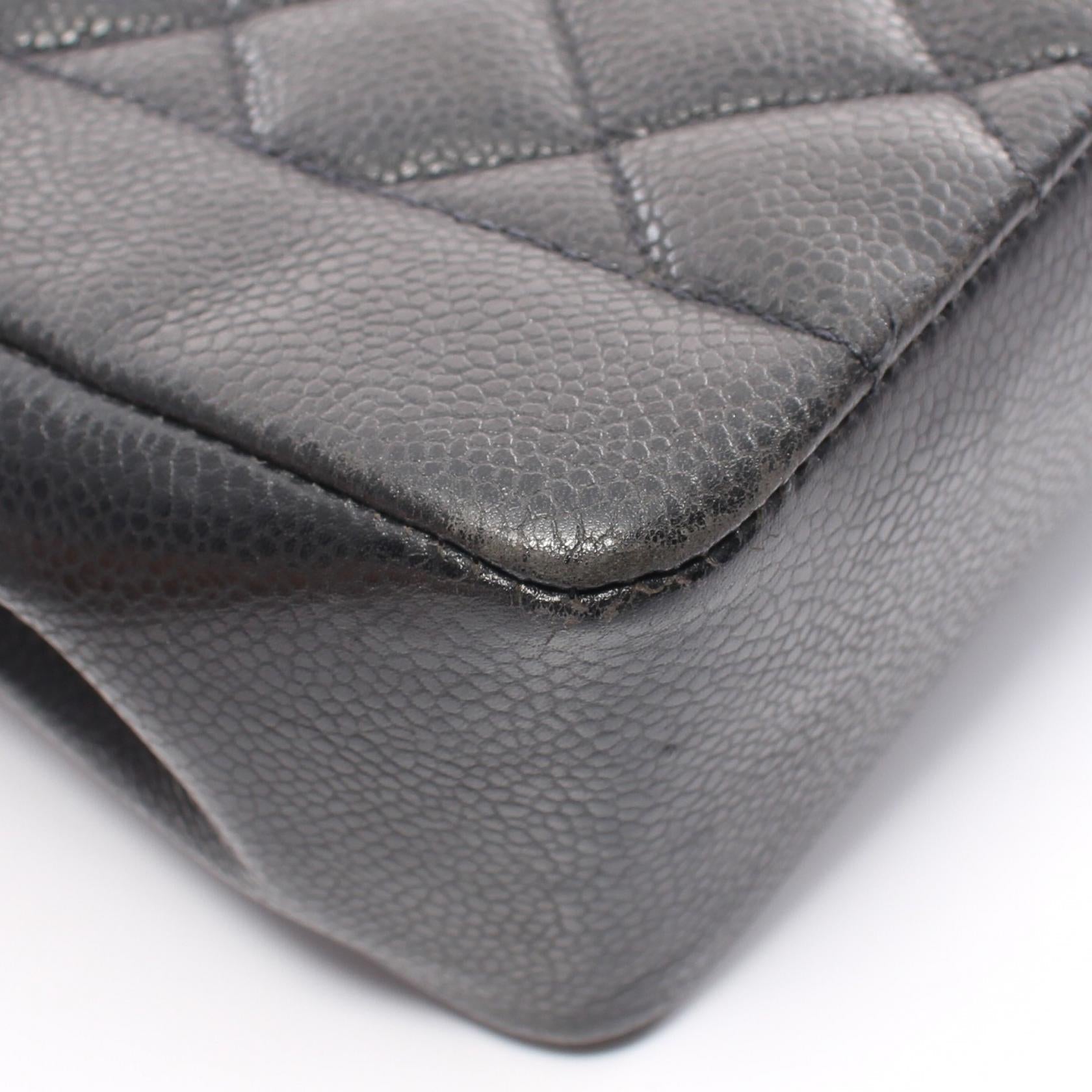 Top Quality Chanel Caviar Skin Diana Flap Shoulder Bag