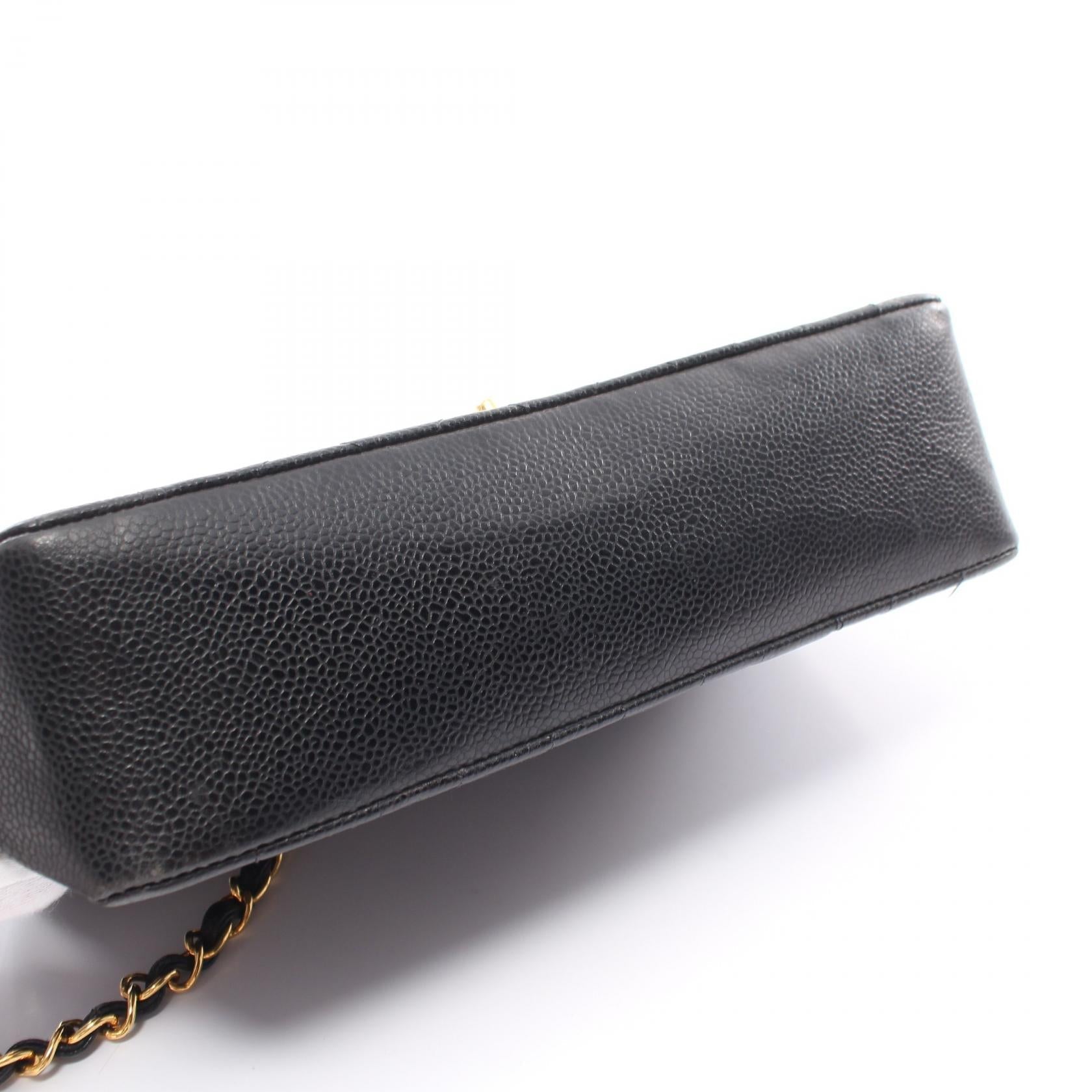 Top Quality Chanel Caviar Skin Diana Flap Shoulder Bag