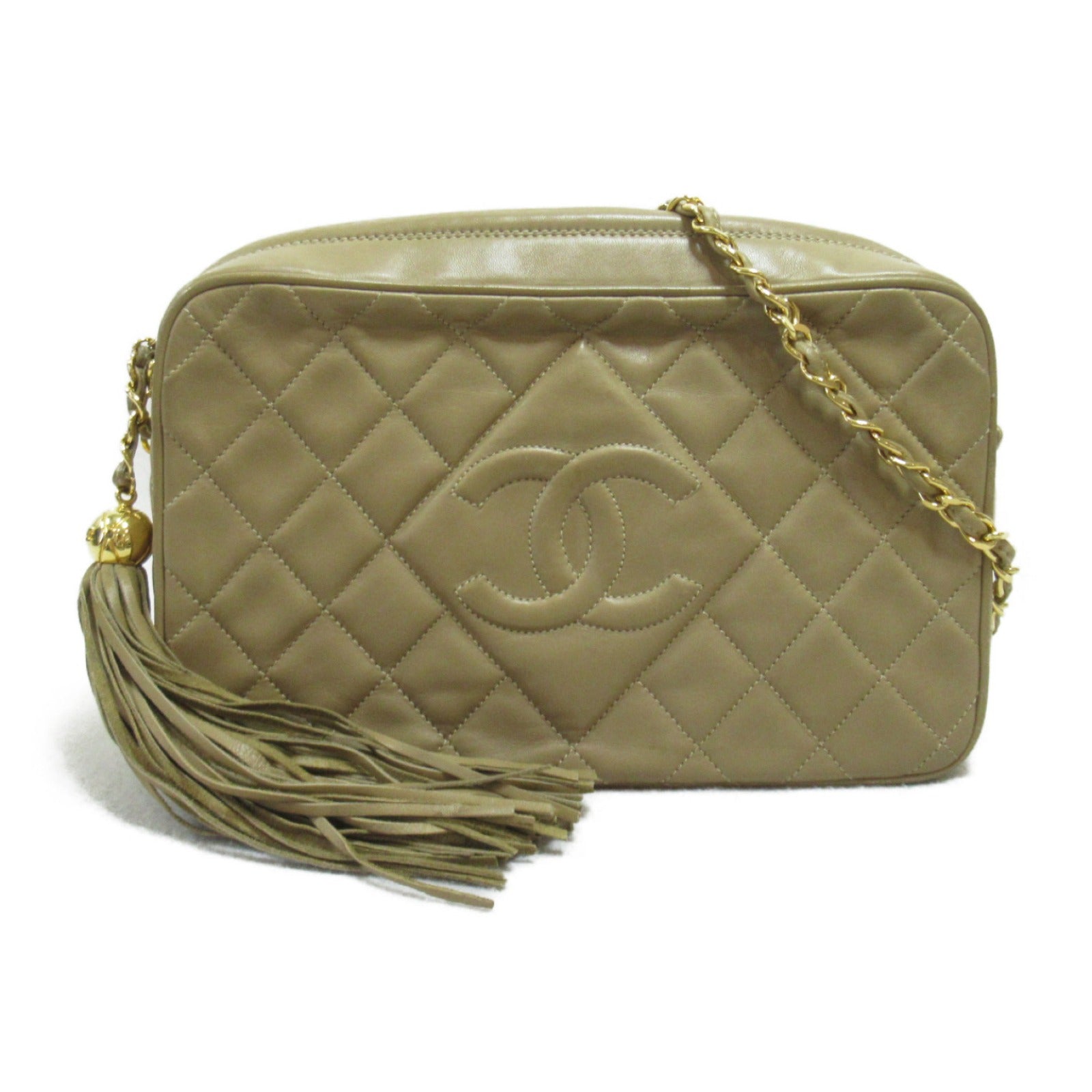 Top Quality Chanel Lambskin Tassel Chain Shoulder Bag