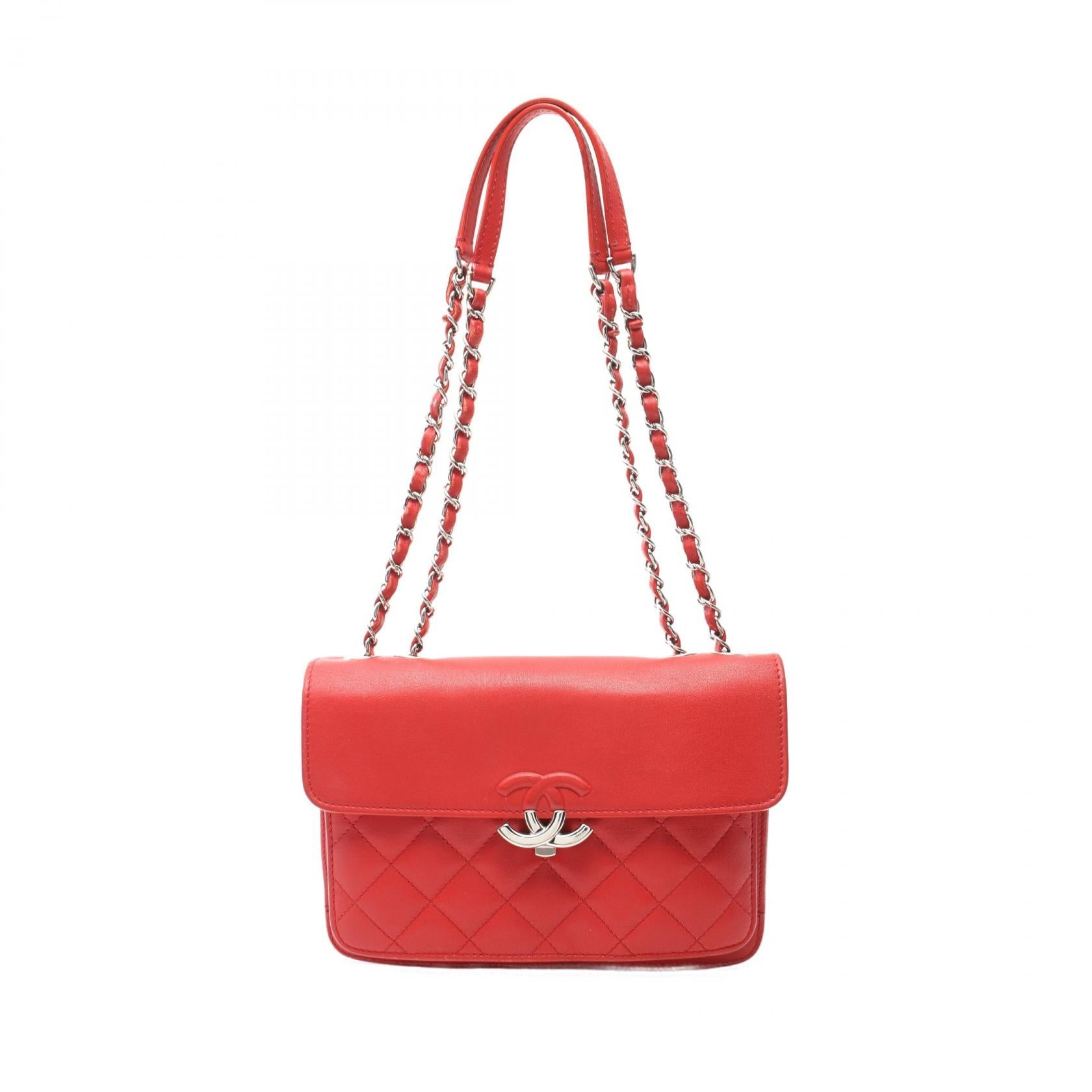 Top Quality Chanel Matelasse Half Coco Leather Shoulder Bag