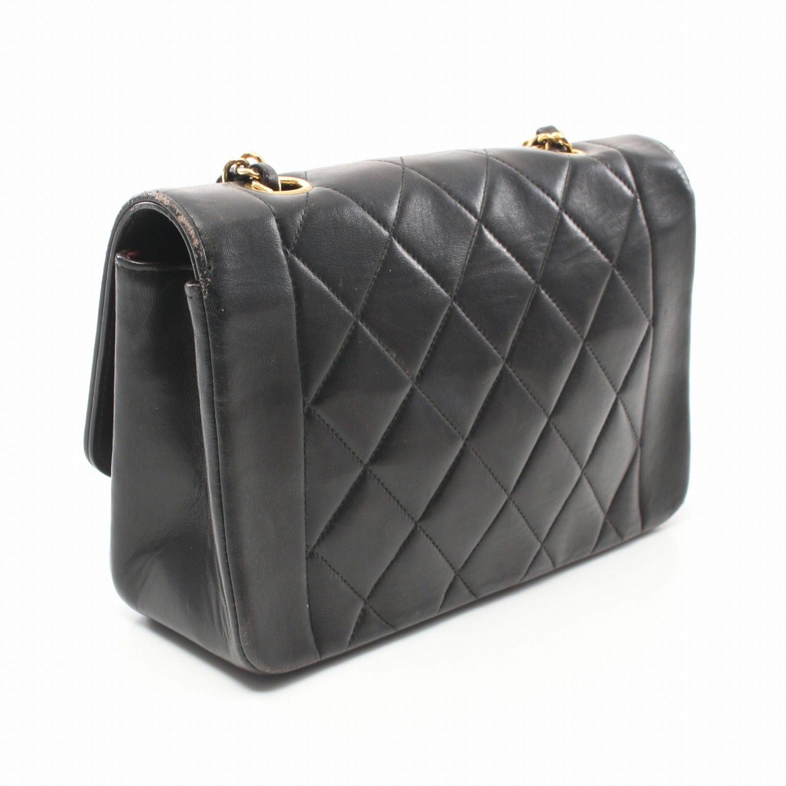 Top Quality Chanel Lambskin Diana Chain Shoulder Bag