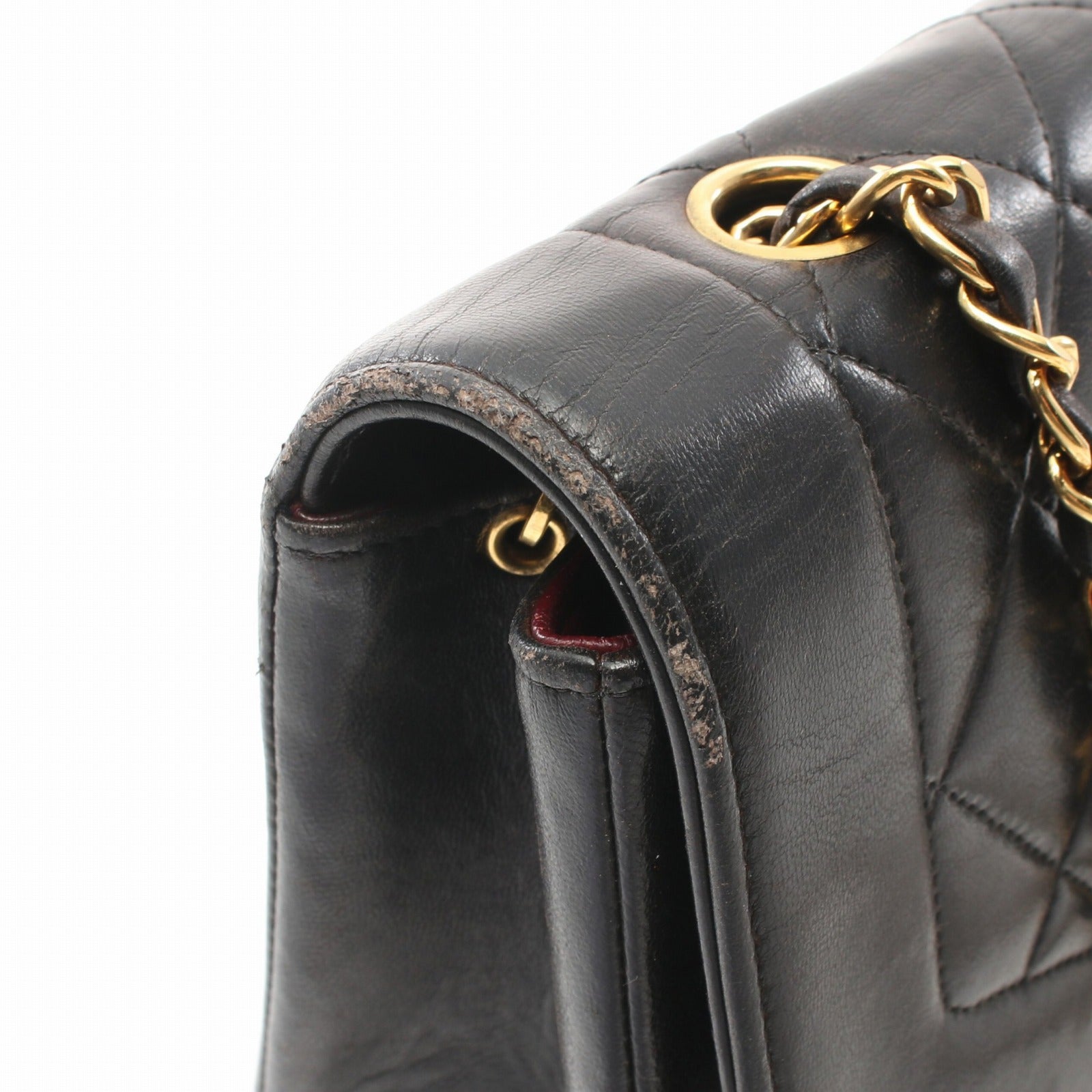 Top Quality Chanel Lambskin Diana Chain Shoulder Bag