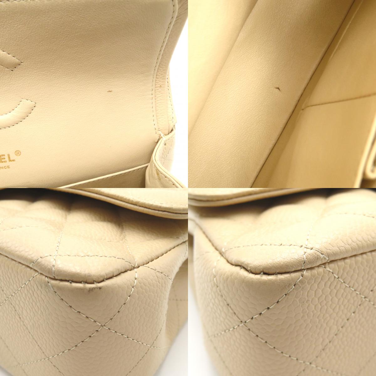 Top Quality Chanel Caviar Skin Double Flap Shoulder Bag