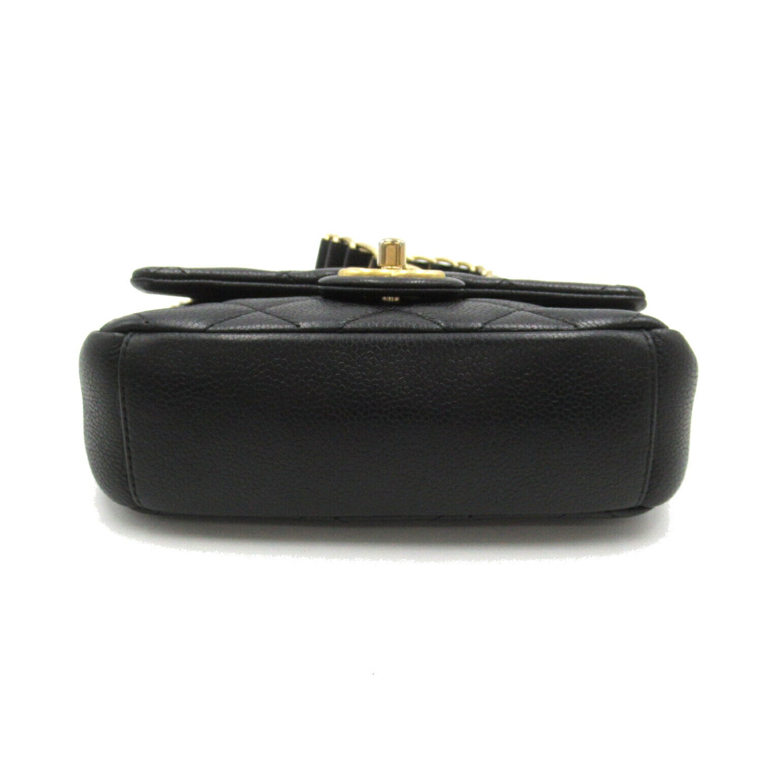 Top Quality Chanel Mini Matelasse Leather Shoulder Bag Black
