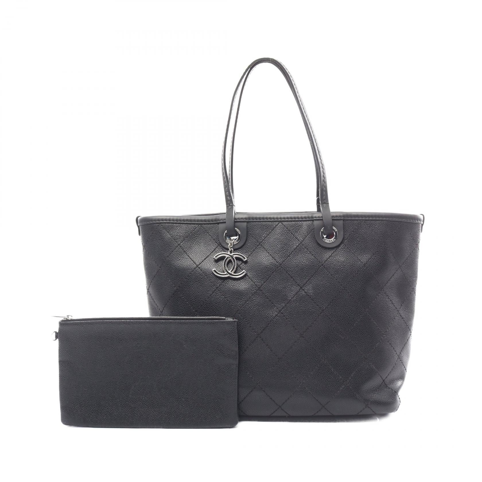 Top Quality Chanel Caviar Skin On the Road Tote Bag A92211