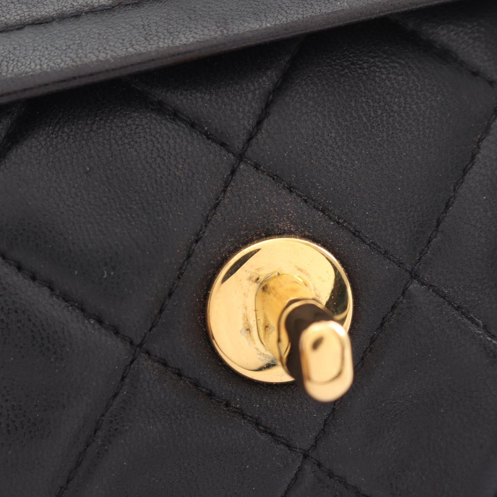 Top Quality Chanel Lambskin Matelasse W Flap Shoulder Bag