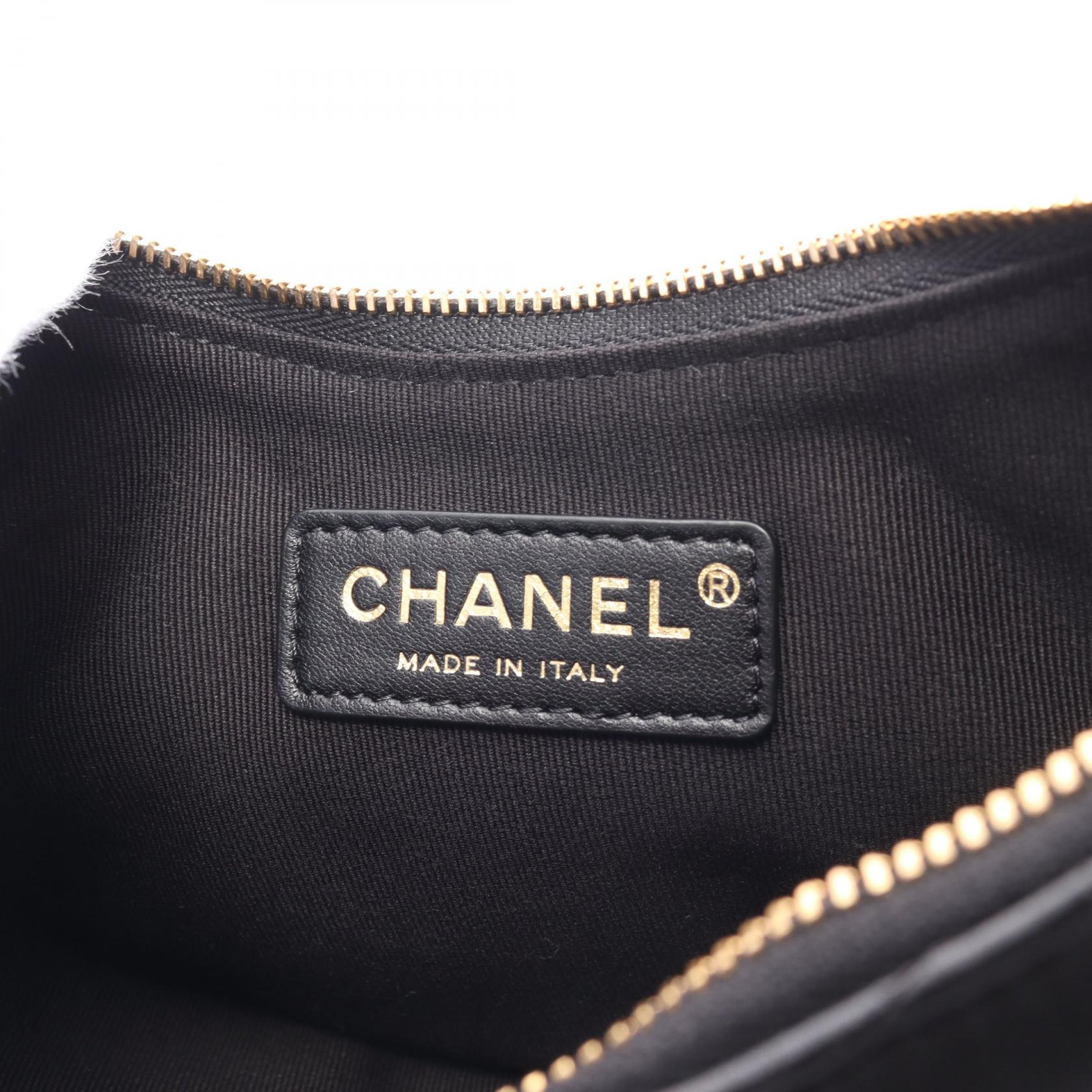Top Quality Chanel Matelasse Small Hobo Shoulder Bag Black