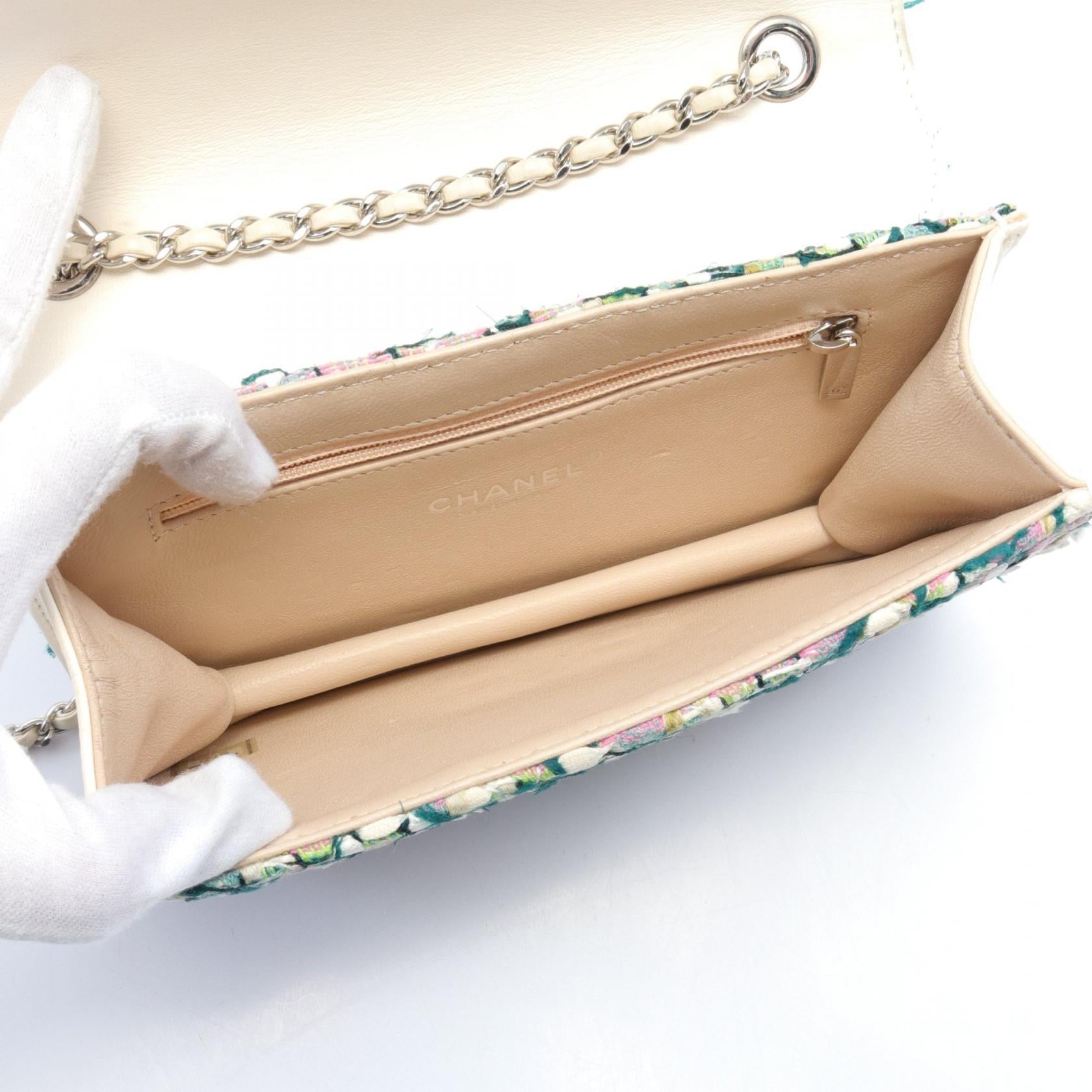 Top Quality Chanel Coco Mark Fabric Leather Shoulder Bag A93221