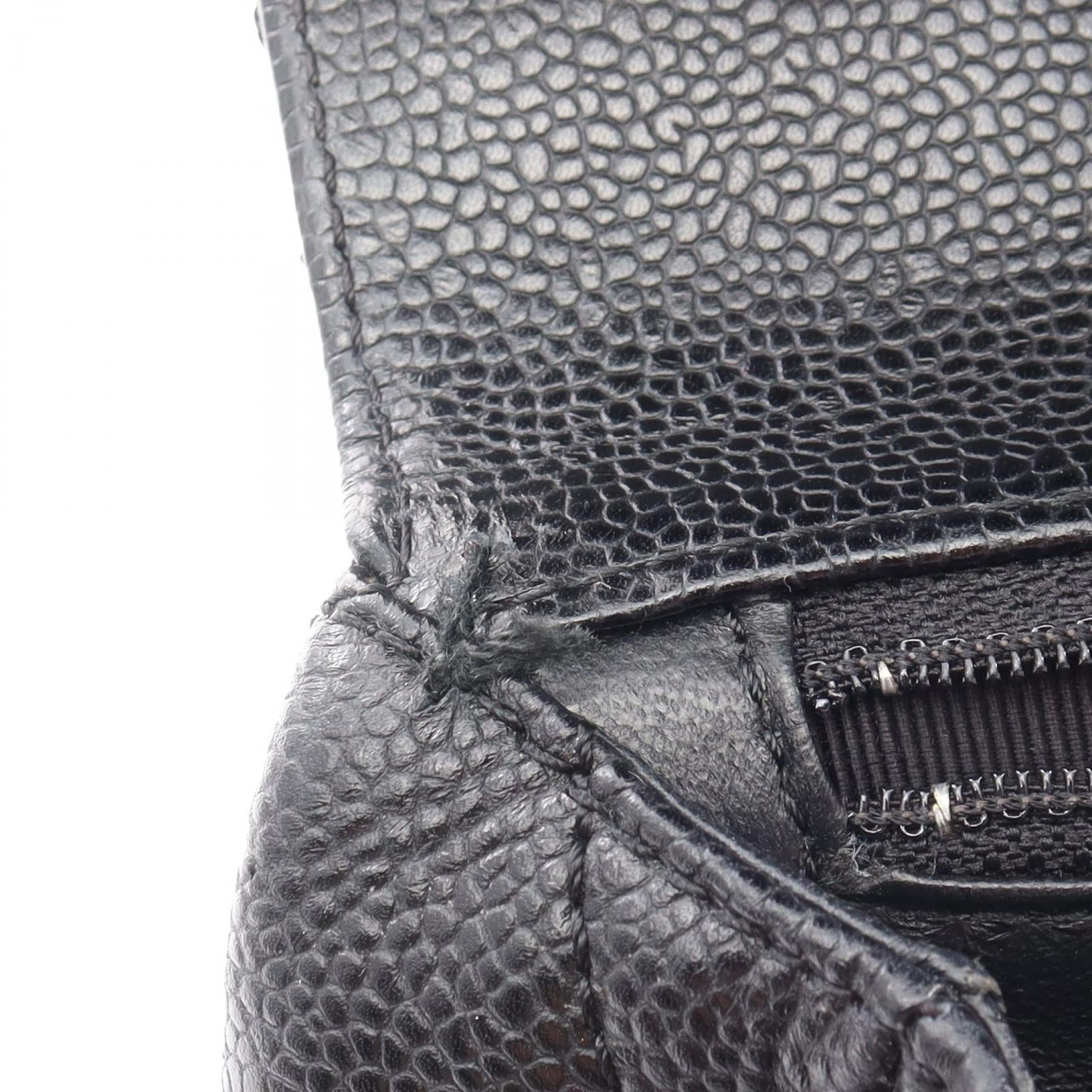 Top Quality Chanel Caviar Skin Matelasse Handbag Black