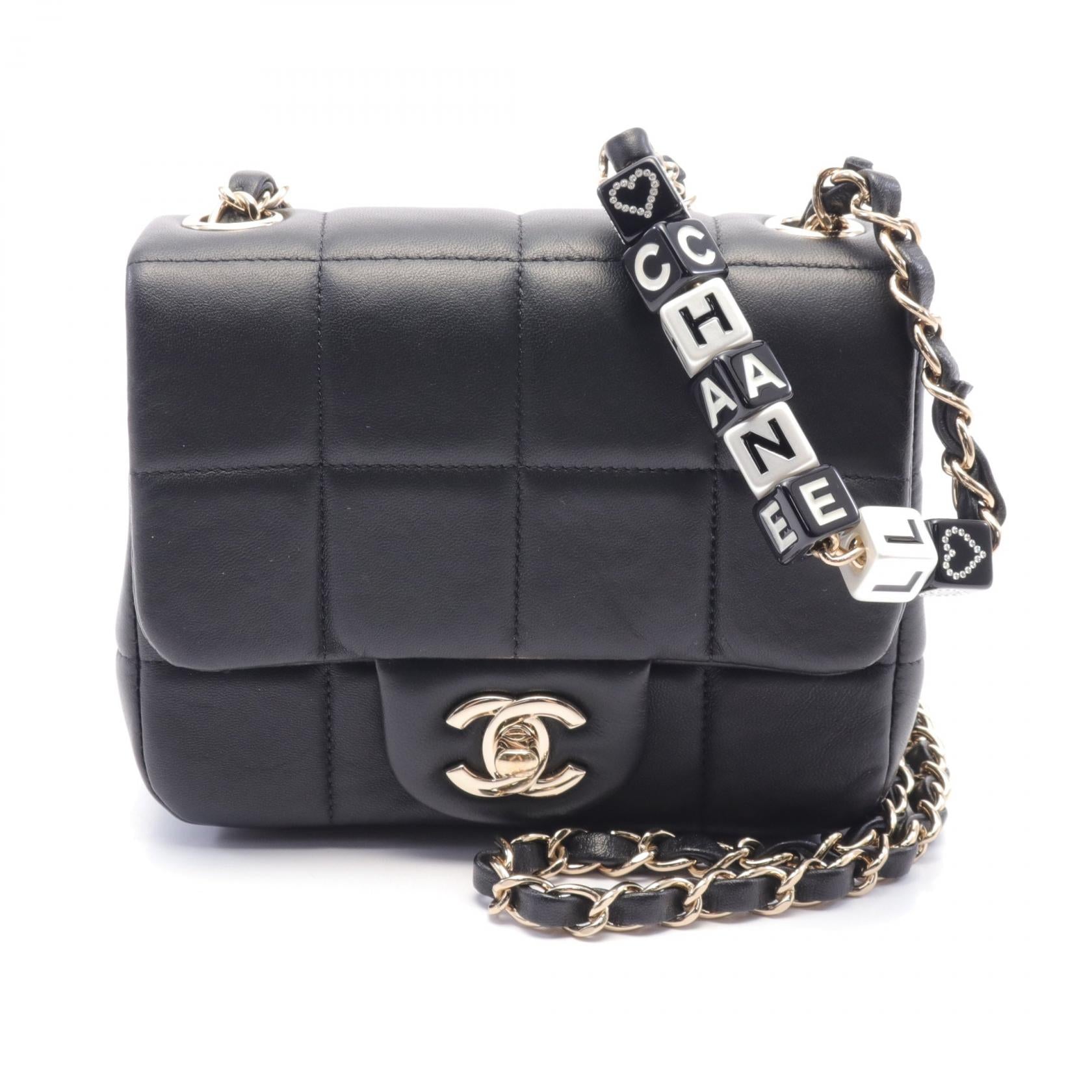 Top Quality Chanel Chocolate Bar Mini Flap Shoulder Bag AS3744