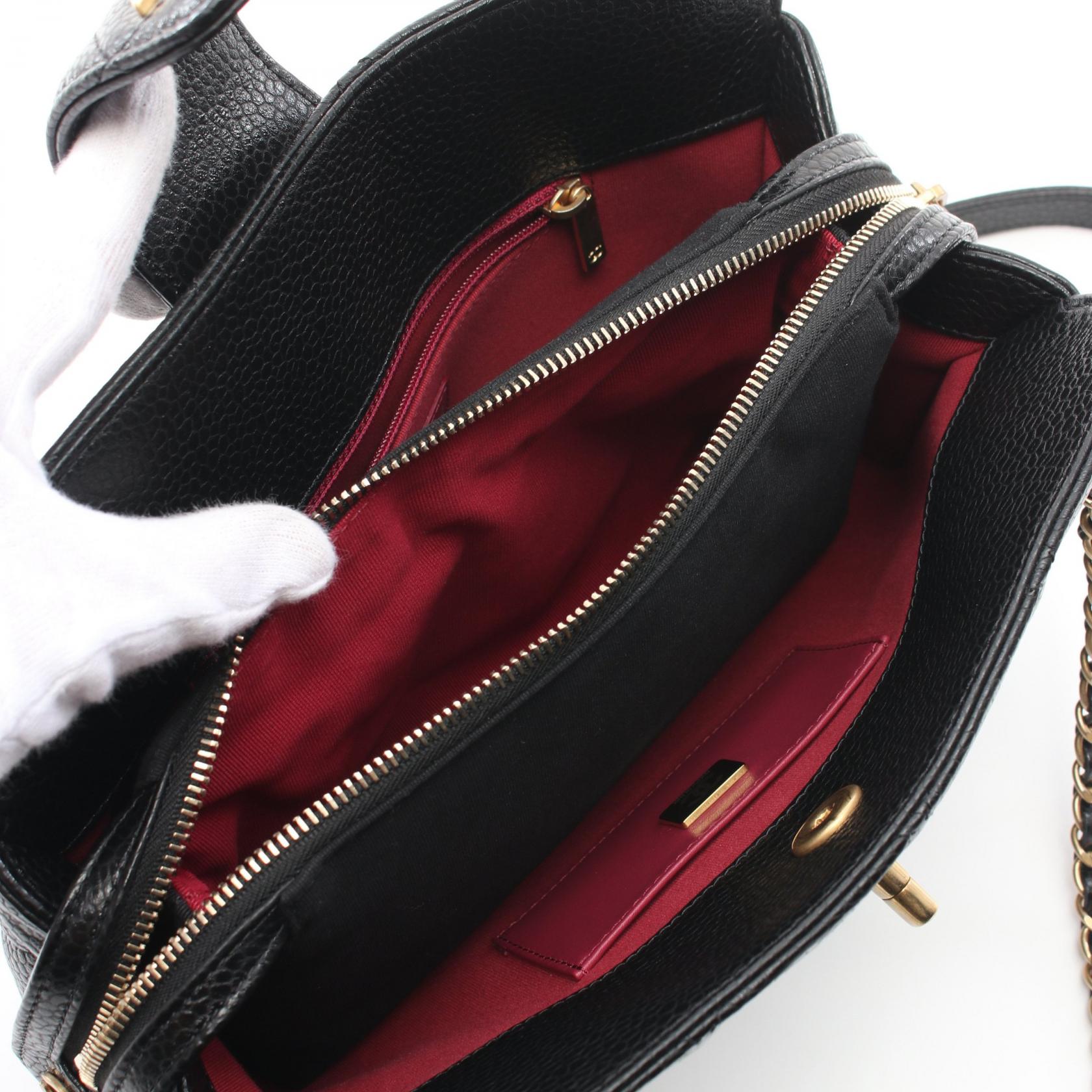 Top Quality Chanel Leather Bowling Shoulder Bag Black AS5005