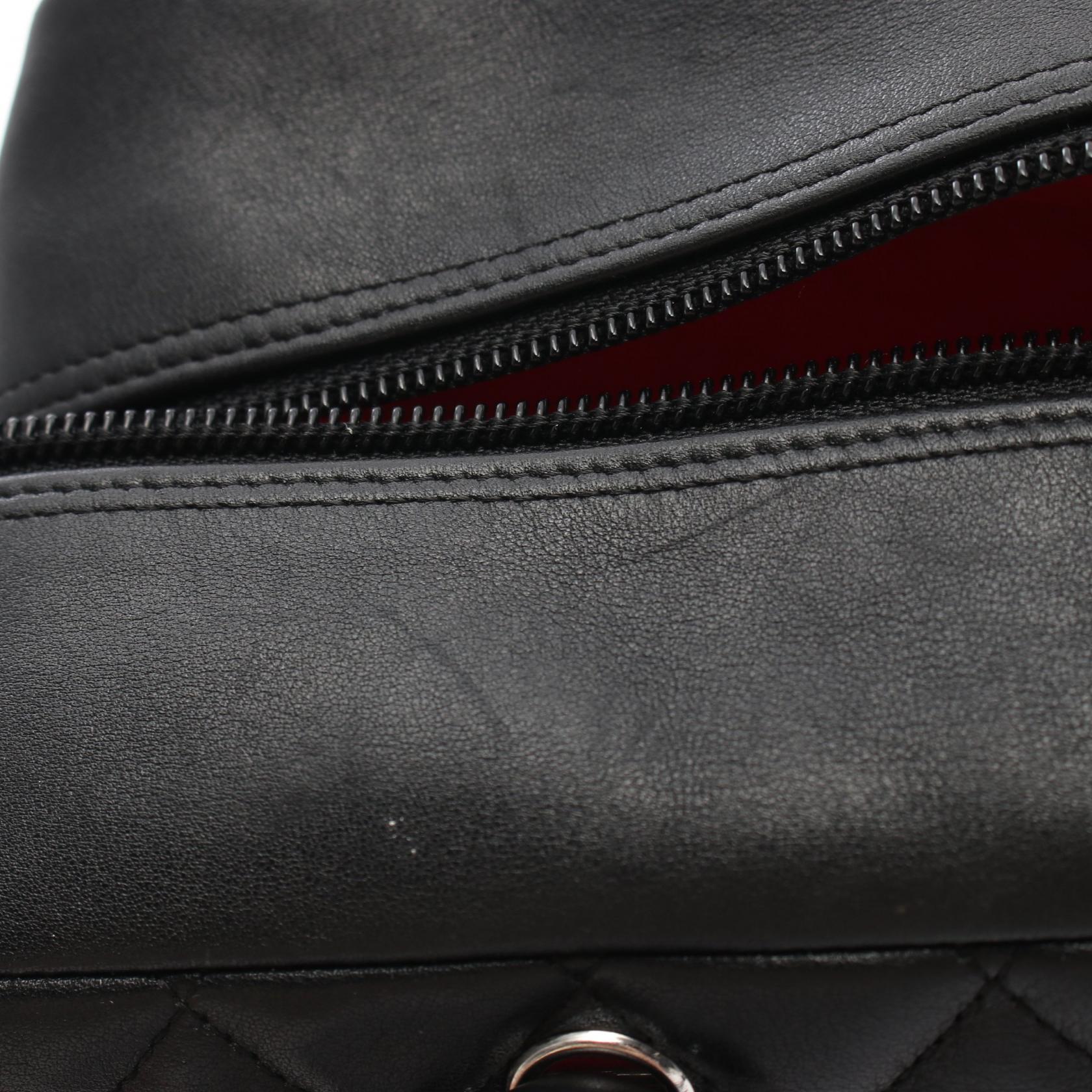 Top Quality Chanel Cambon Line Leather Bowling Bag A25171