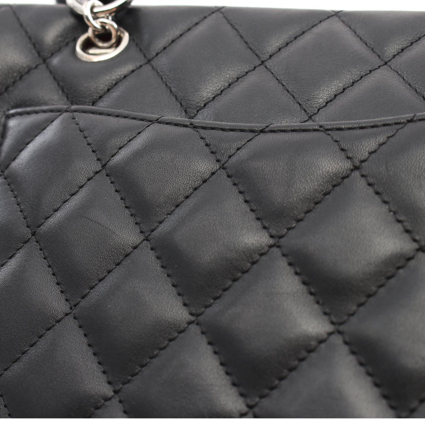 Top Quality Chanel Cambon Line Leather Bowling Bag A25171