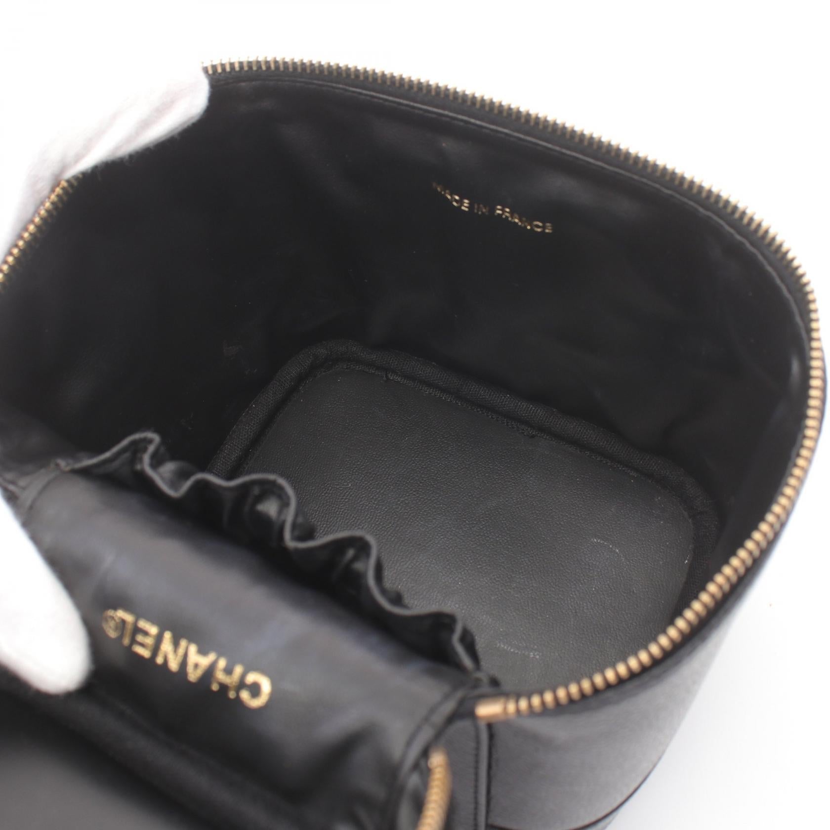 Top Quality Chanel Caviar Skin Coco Mark Handbag Black