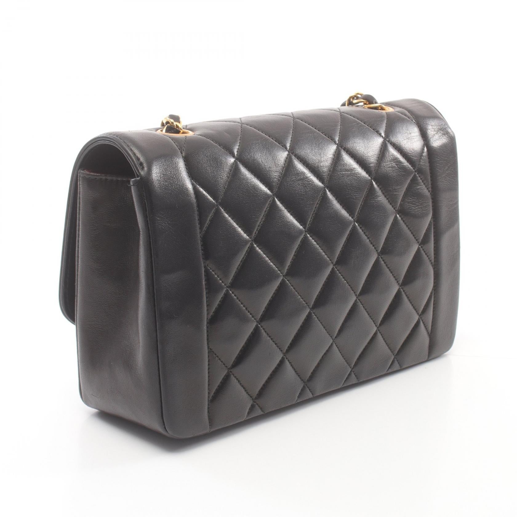 Top Quality Chanel Lambskin Diana Flap Shoulder Bag A01165