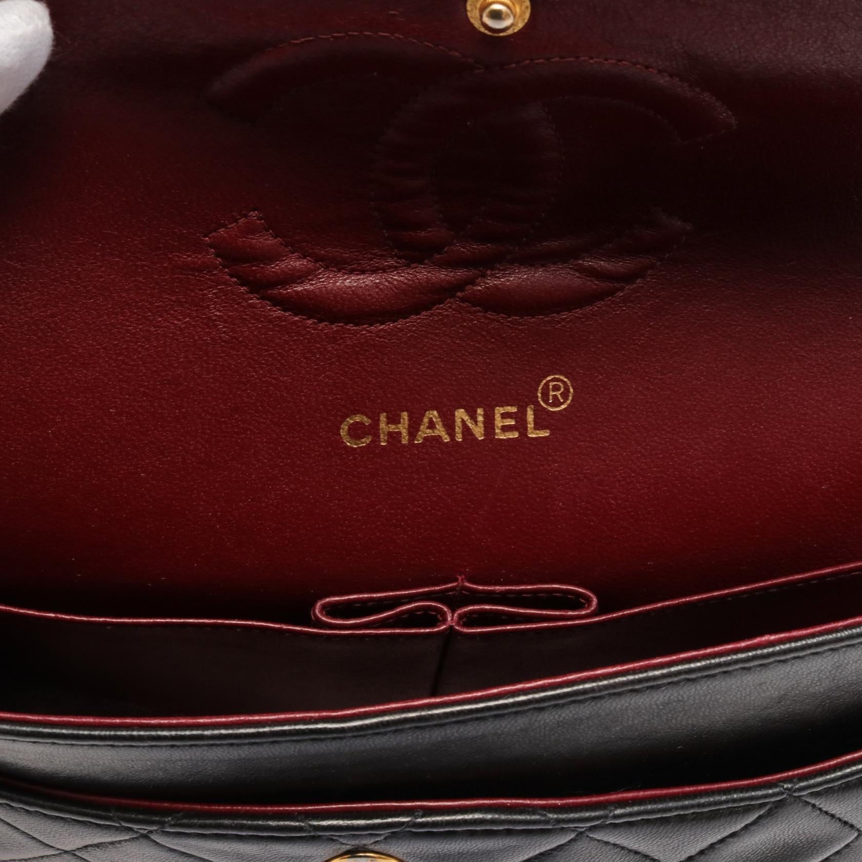 Top Quality Chanel Lambskin Matelasse W Flap Shoulder Bag