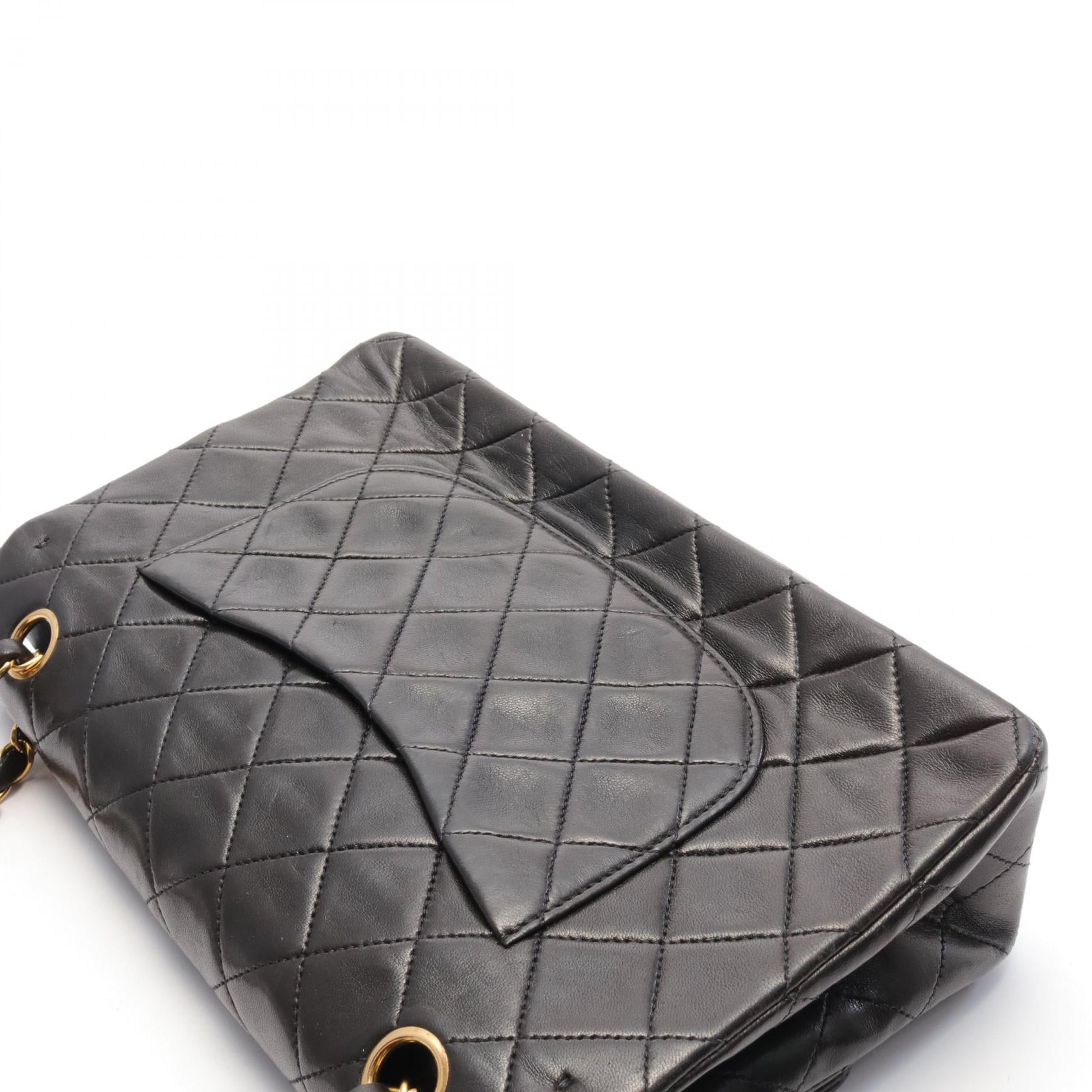 Top Quality Chanel Lambskin Matelasse W Flap Shoulder Bag