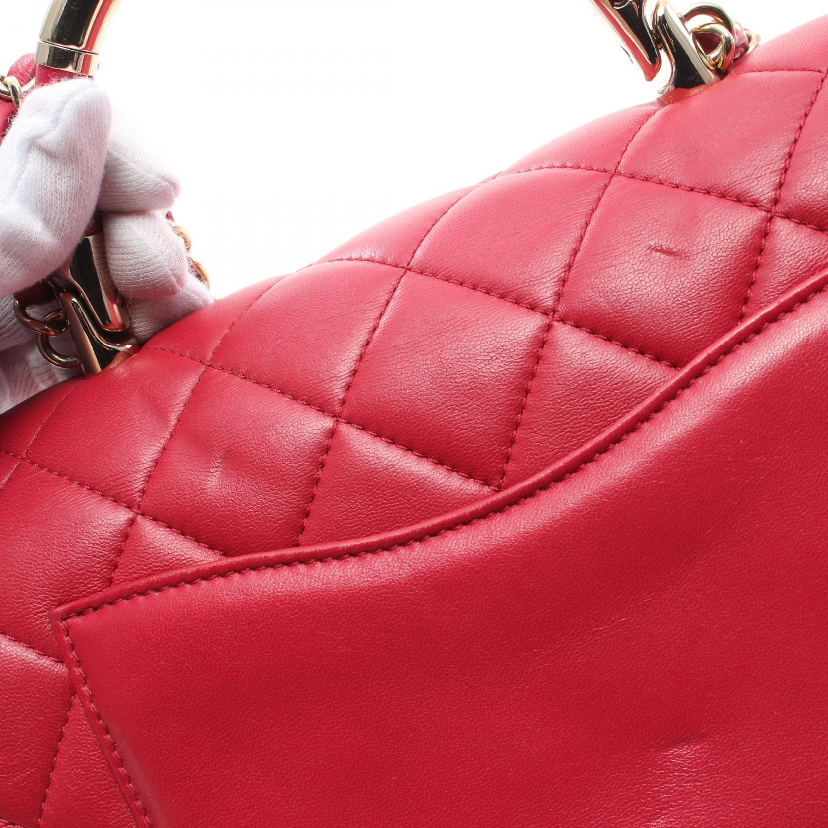 Top Quality Chanel Matelasse Lambskin Shoulder Bag Pink