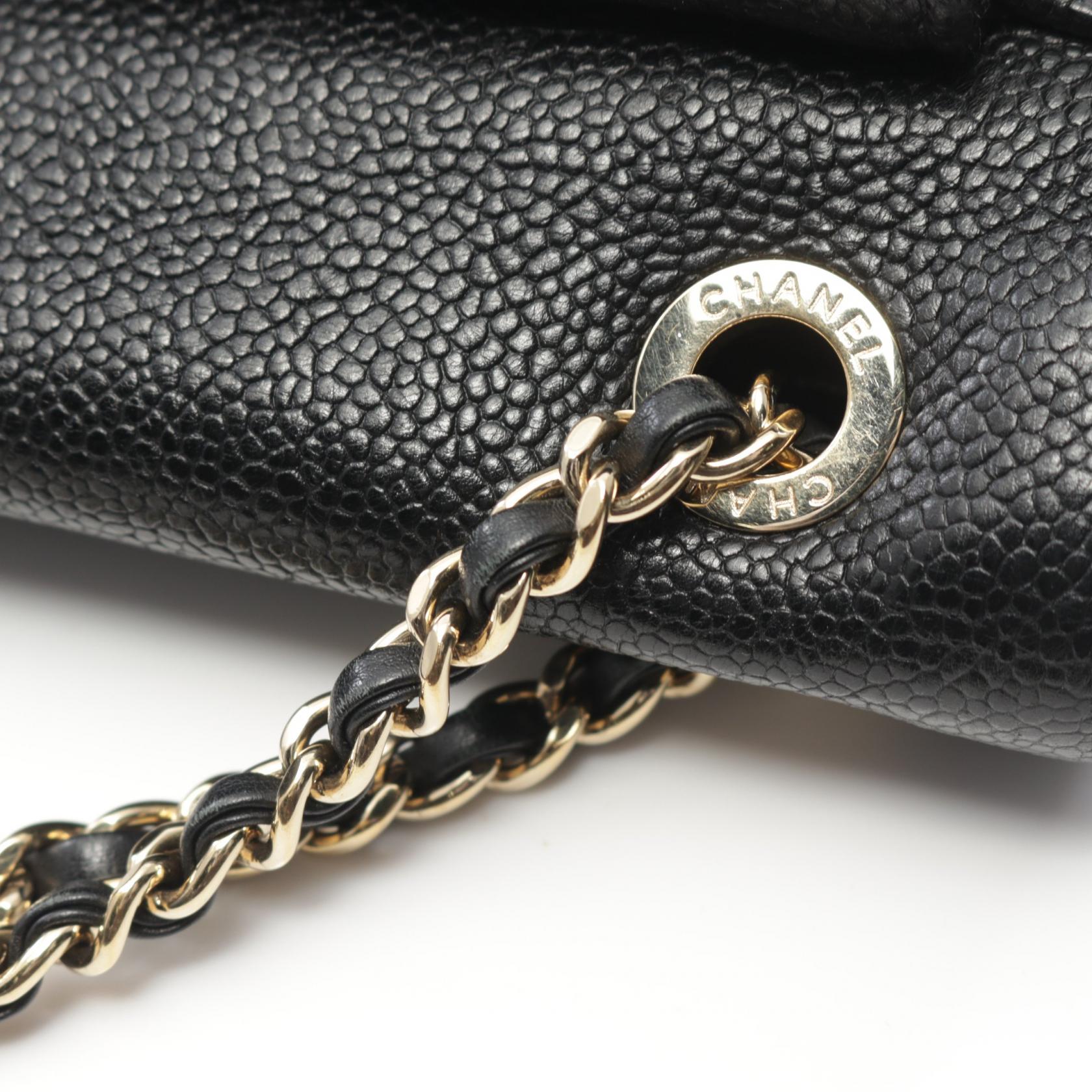 Top Quality Chanel Caviar Skin Matelasse Shoulder Bag A93856