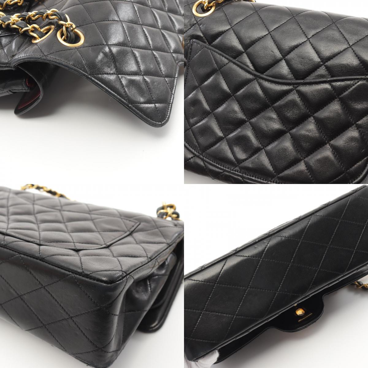 Top Quality Chanel Lambskin Matelasse W Flap Shoulder Bag