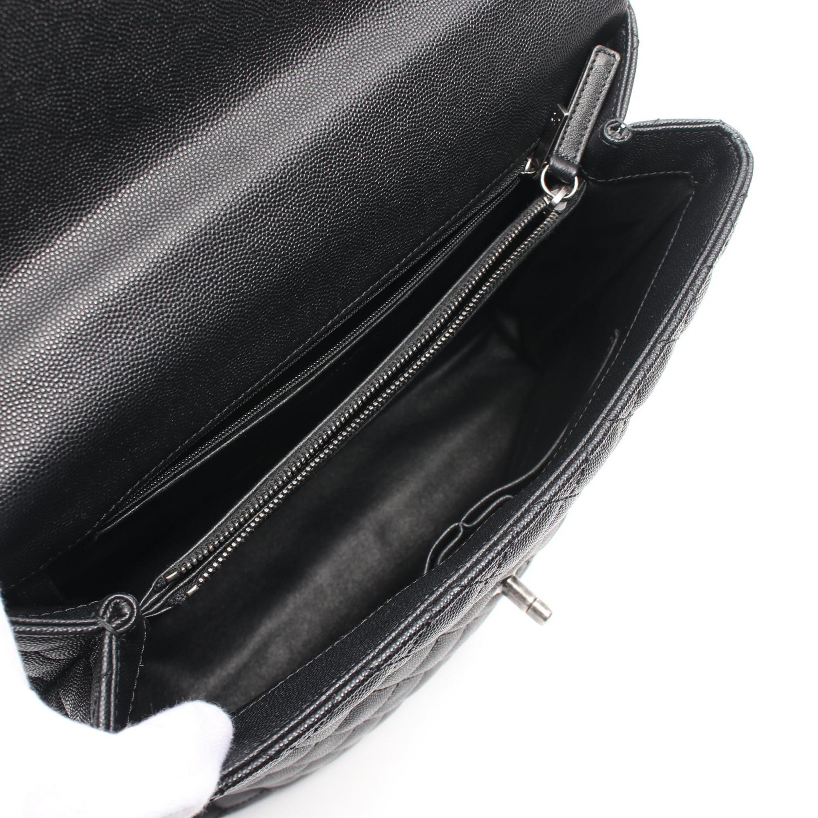 Top Quality Chanel Caviar Exotic Leather Coco Handle Bag