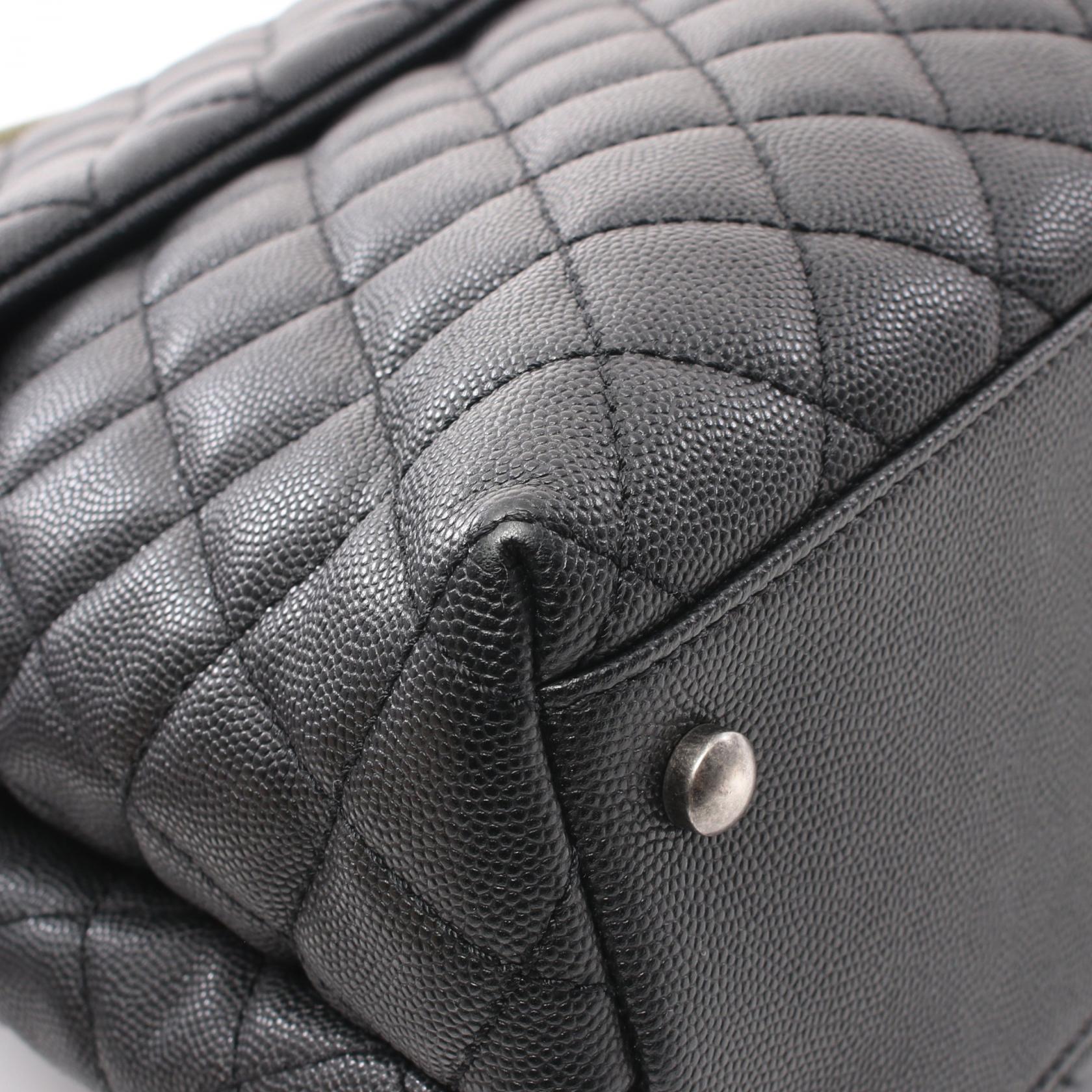 Top Quality Chanel Caviar Exotic Leather Coco Handle Bag