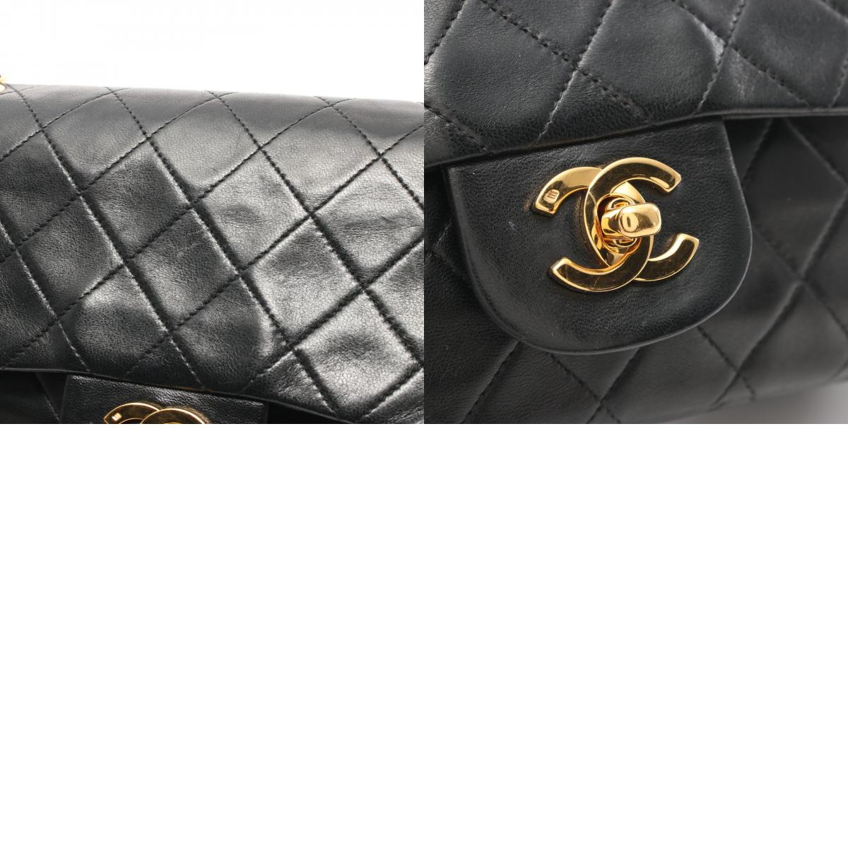 Top Quality Chanel Lambskin Matelasse W Flap Shoulder Bag