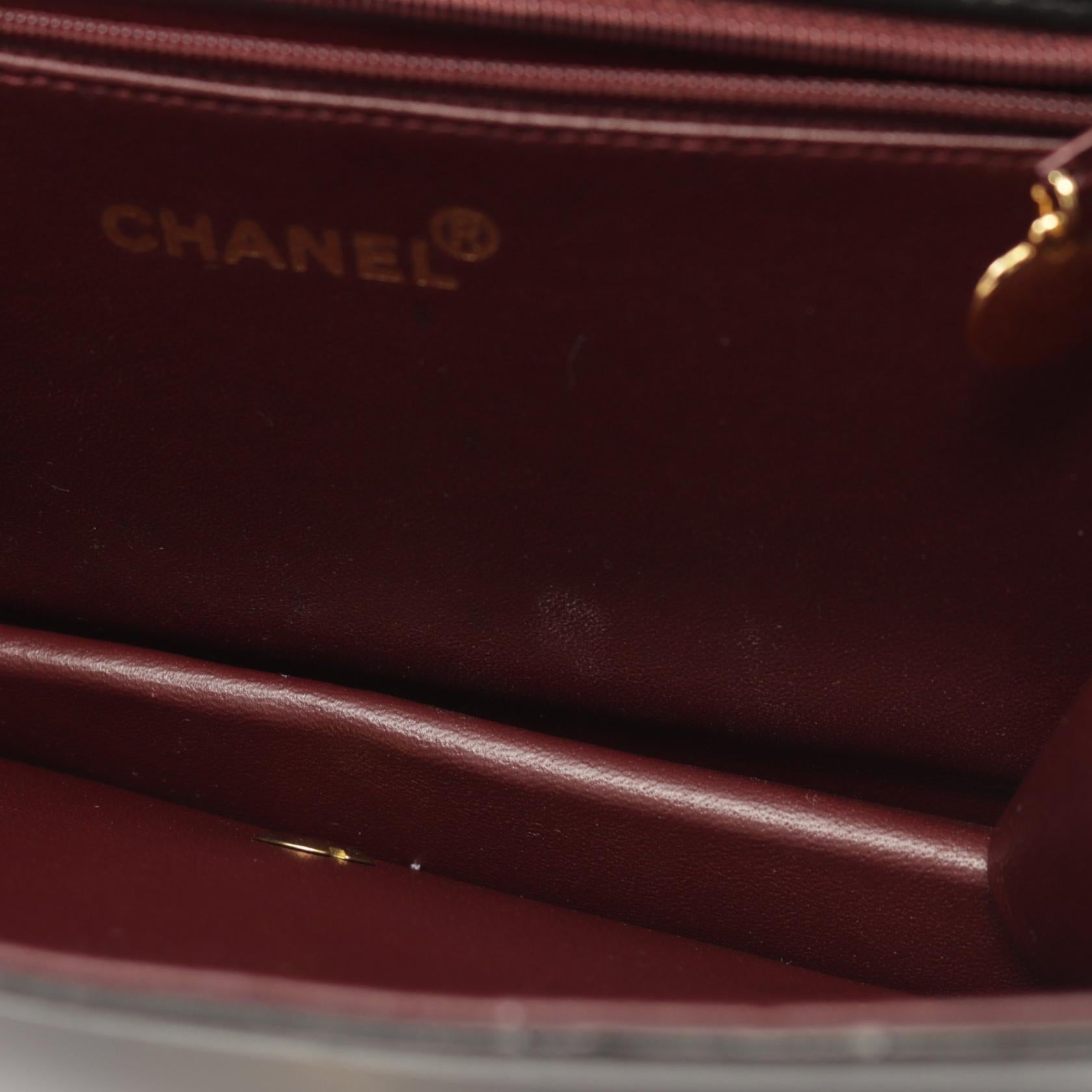 Top Quality Chanel Matelasse Lambskin Shoulder Bag Black
