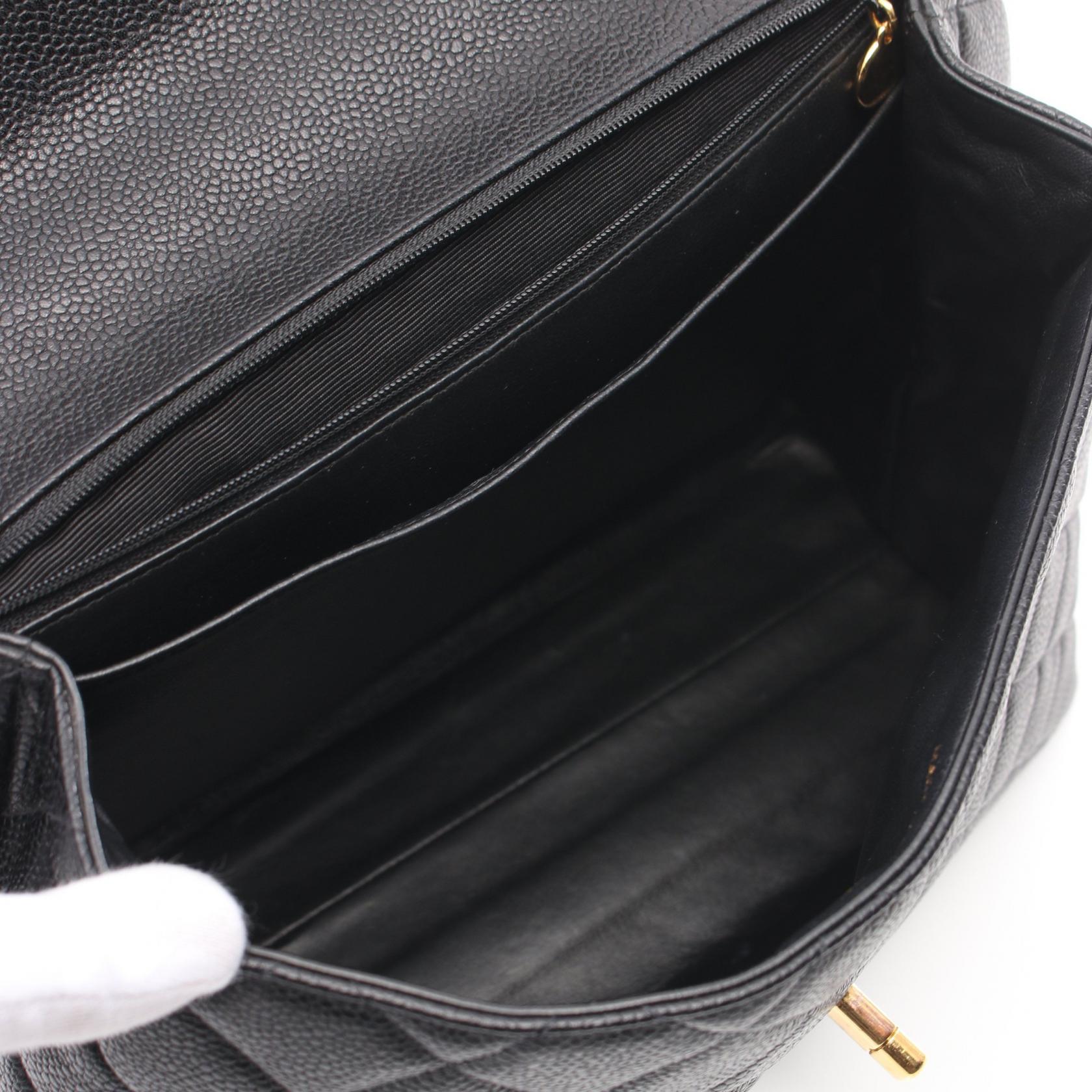 Top Quality Chanel Matelasse Leather Handbag Black A12397