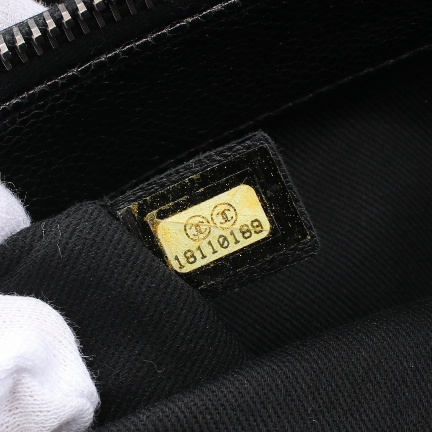 Top Quality Chanel Matelasse Leather Tote Bag Black