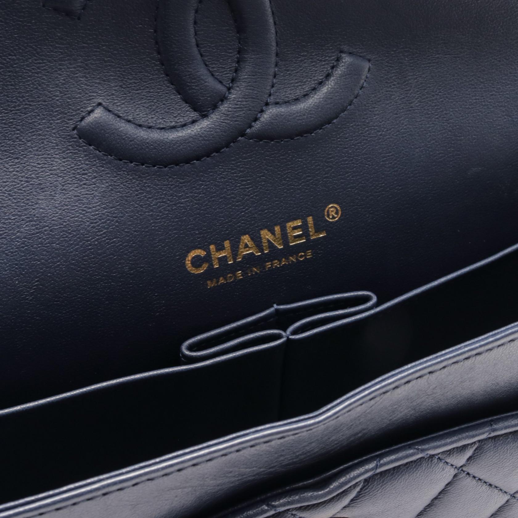 Top Quality Chanel Lambskin Matelasse W Flap Shoulder Bag