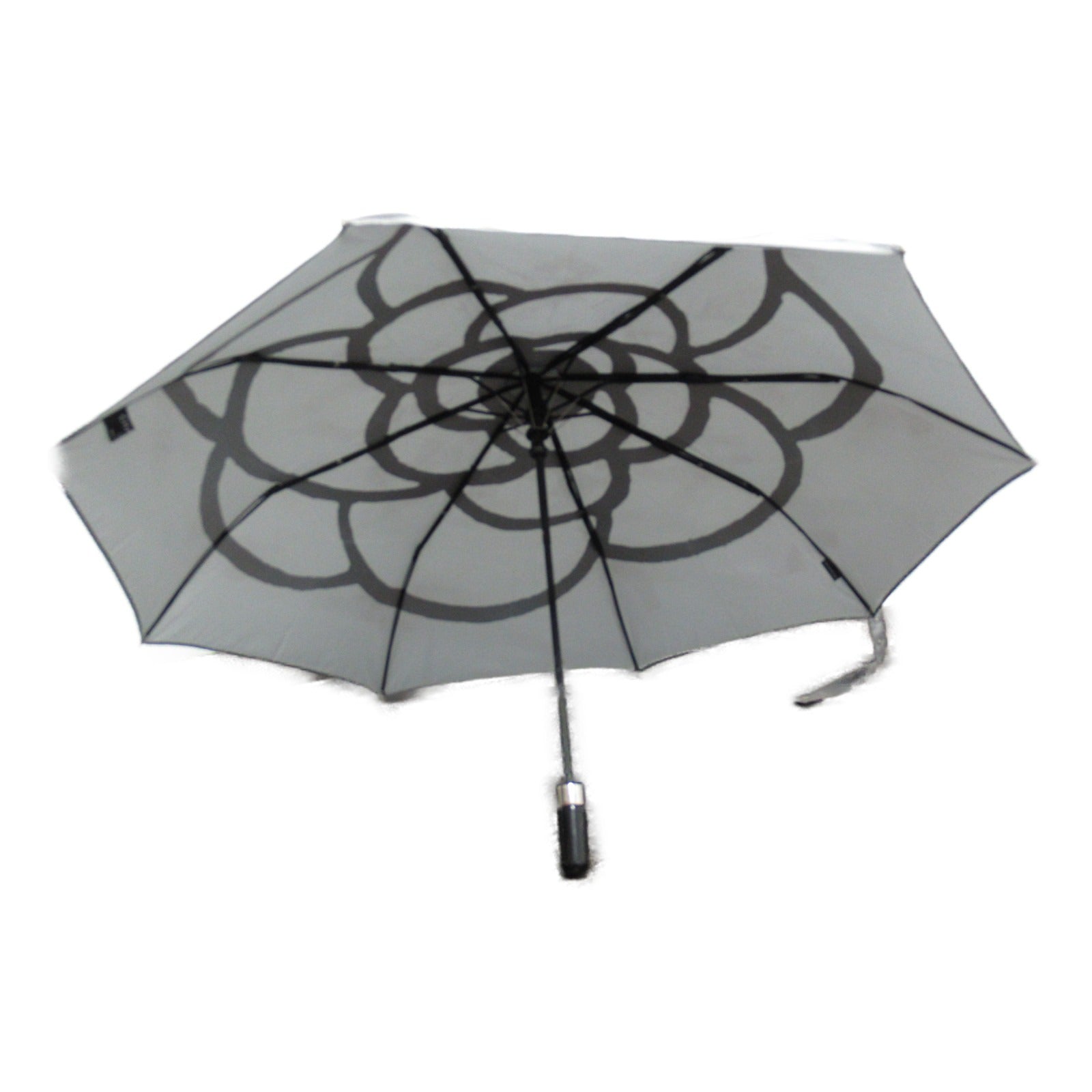 Top Quality Chanel Nylon Folding Umbrella Gray