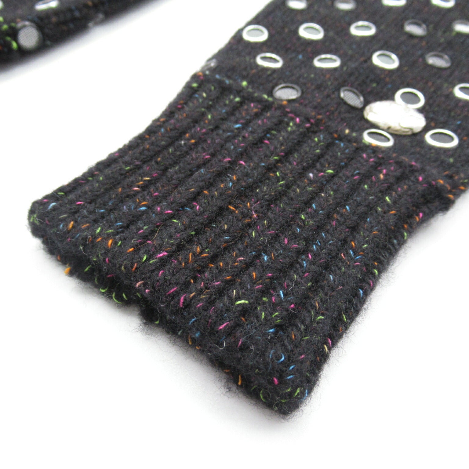 Top Quality Chanel Wool Arm Cover Gloves Black