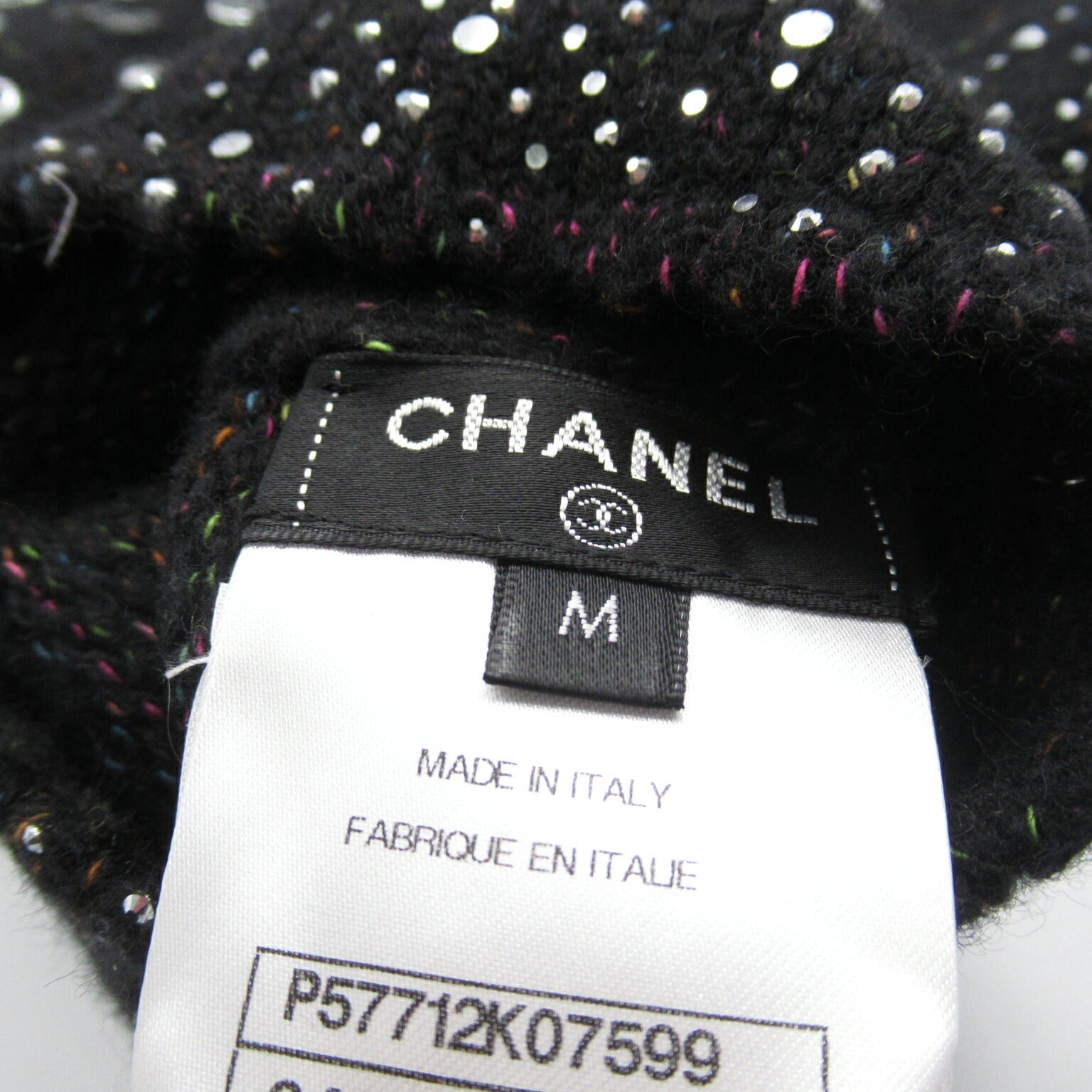 Top Quality Chanel Wool Arm Cover Gloves Black