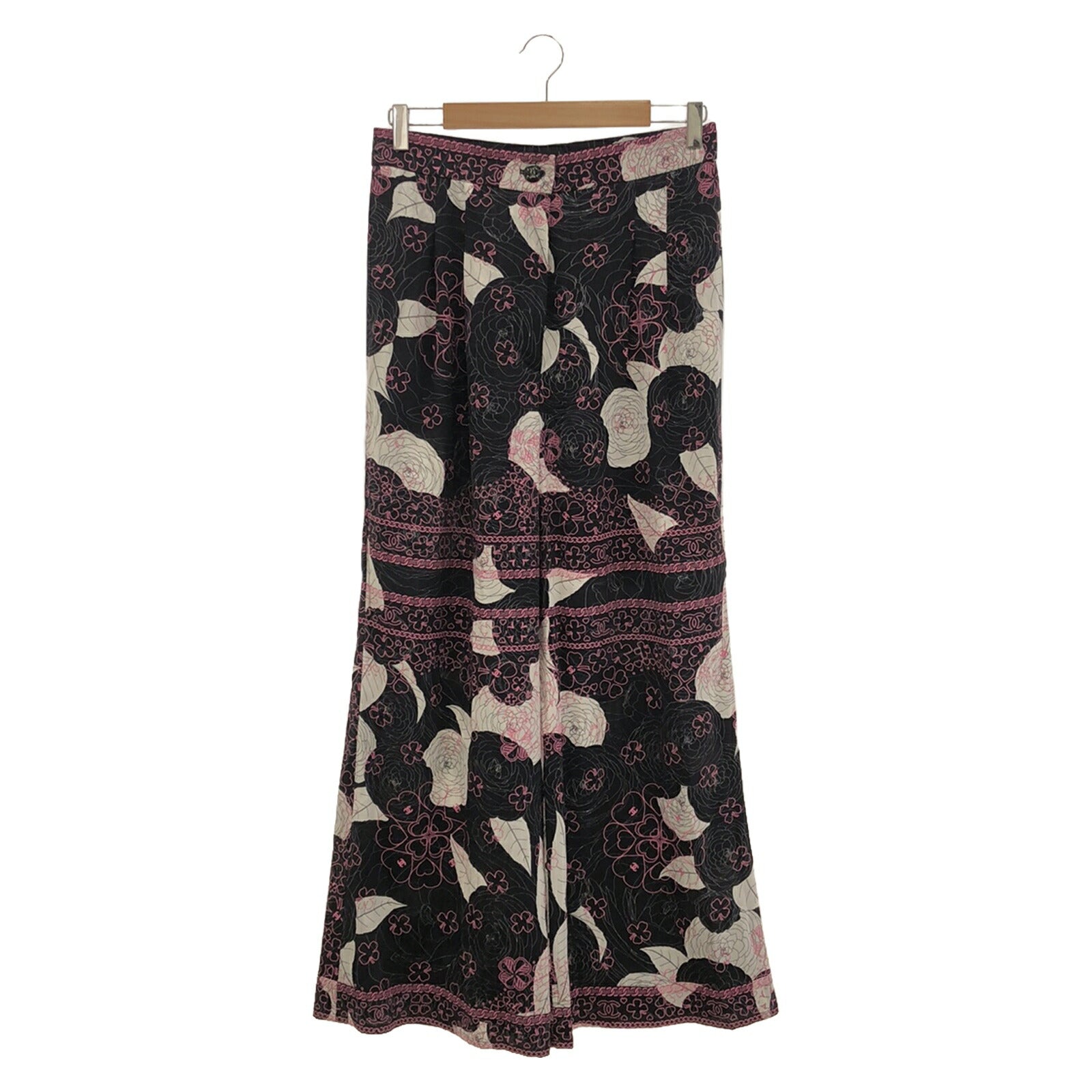 Top Quality Chanel Silk Pants Black P70058V61582