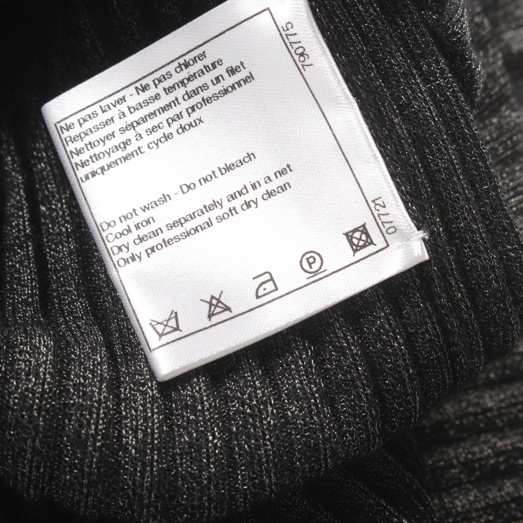 Top Quality Chanel Cashmere Tank Top Black