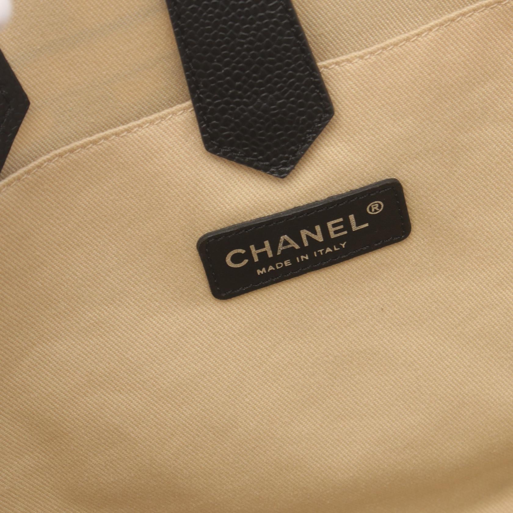 Top Quality Chanel Central Station Tote Bag PVC Canvas Leather