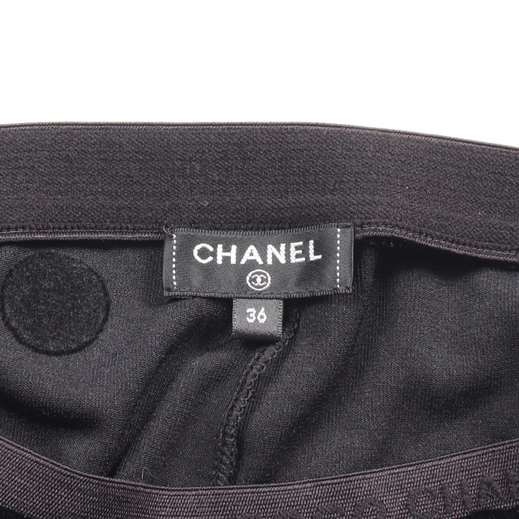 Top Quality Chanel Viscose Motif Pants Black/Gold