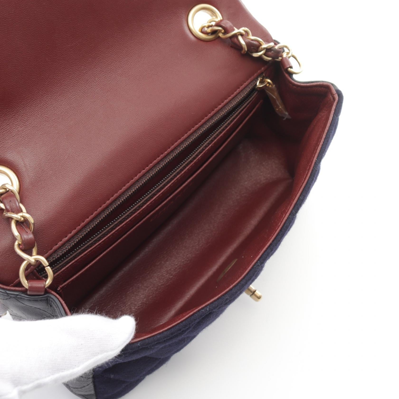 Top Quality Chanel Wool Lambskin Matelasse Shoulder Bag