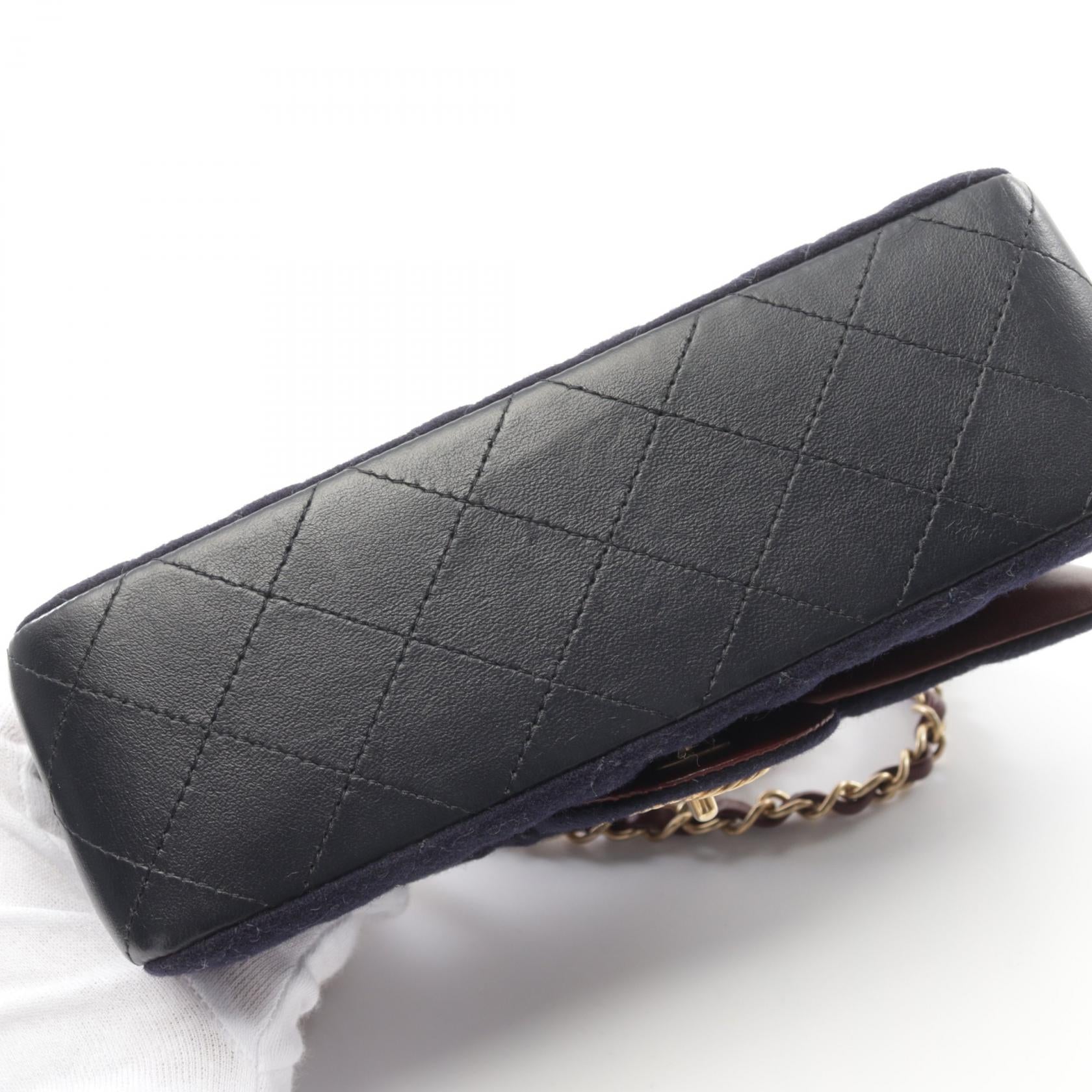 Top Quality Chanel Wool Lambskin Matelasse Shoulder Bag