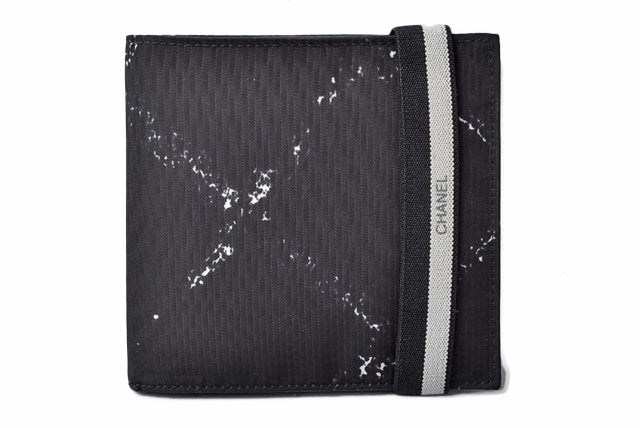 Top Quality Chanel Nylon Men's Wallet Black