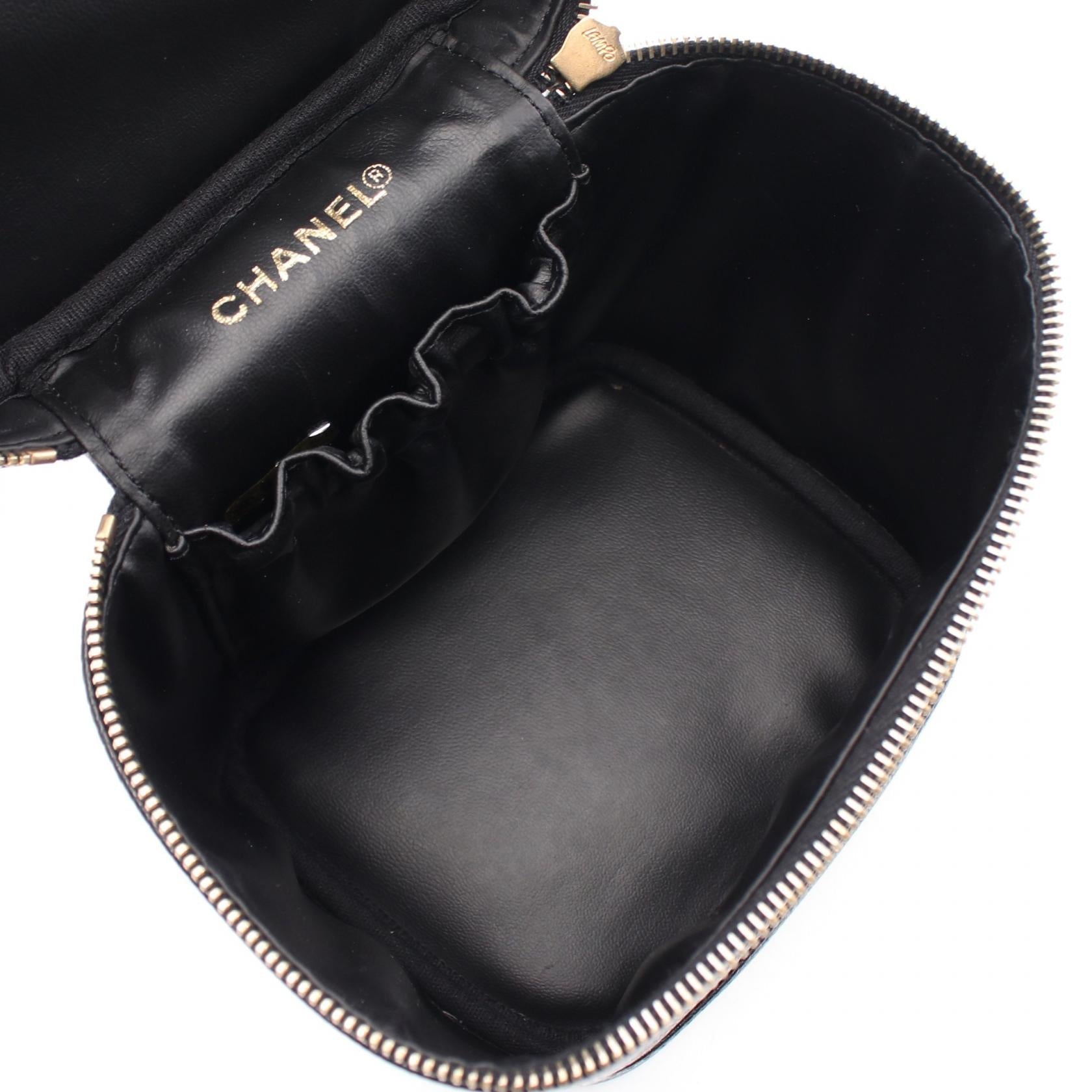 Top Quality Chanel Caviar Skin Coco Mark Handbag Black