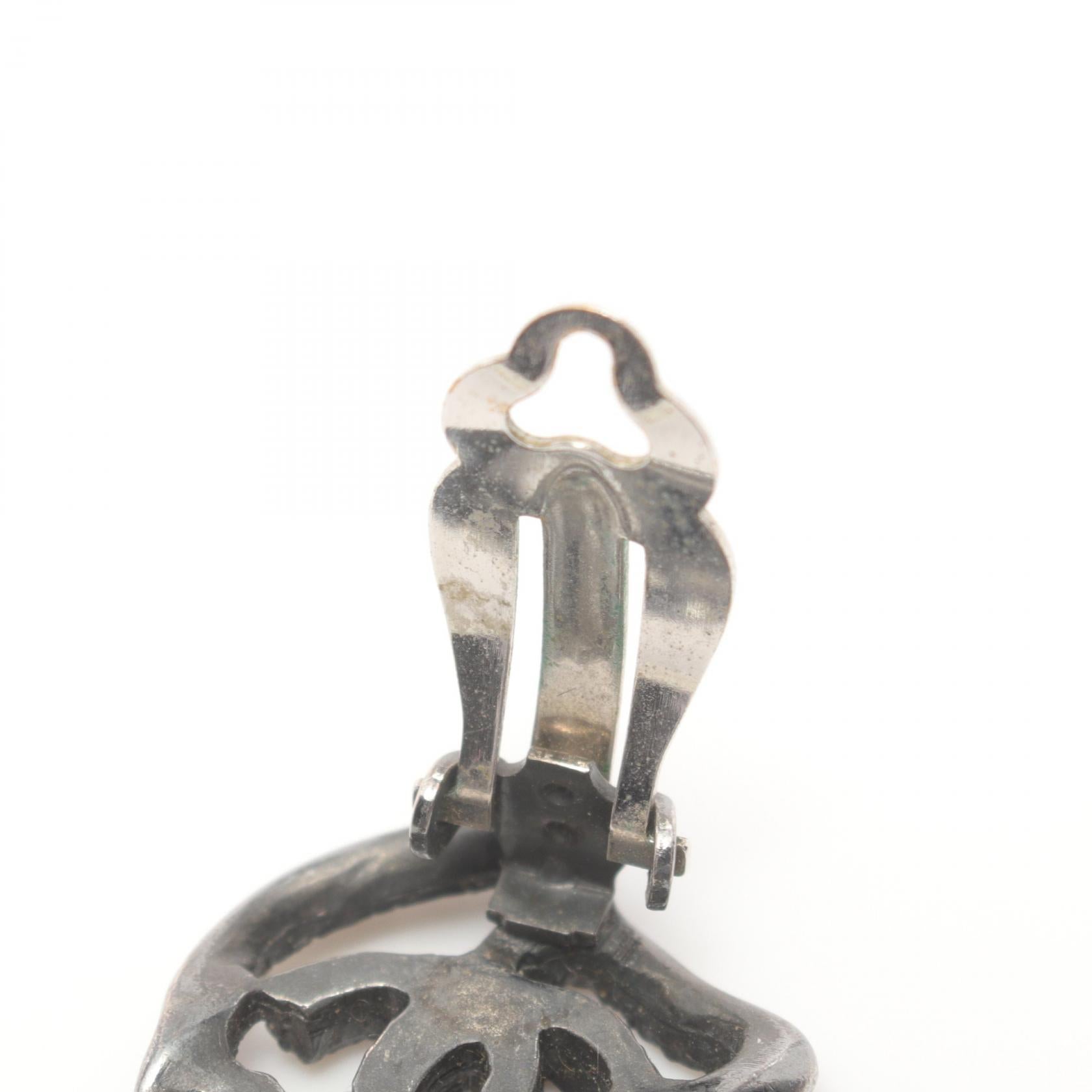 Top Quality Chanel Coco Mark Earrings Stainless Steel Rhinestone